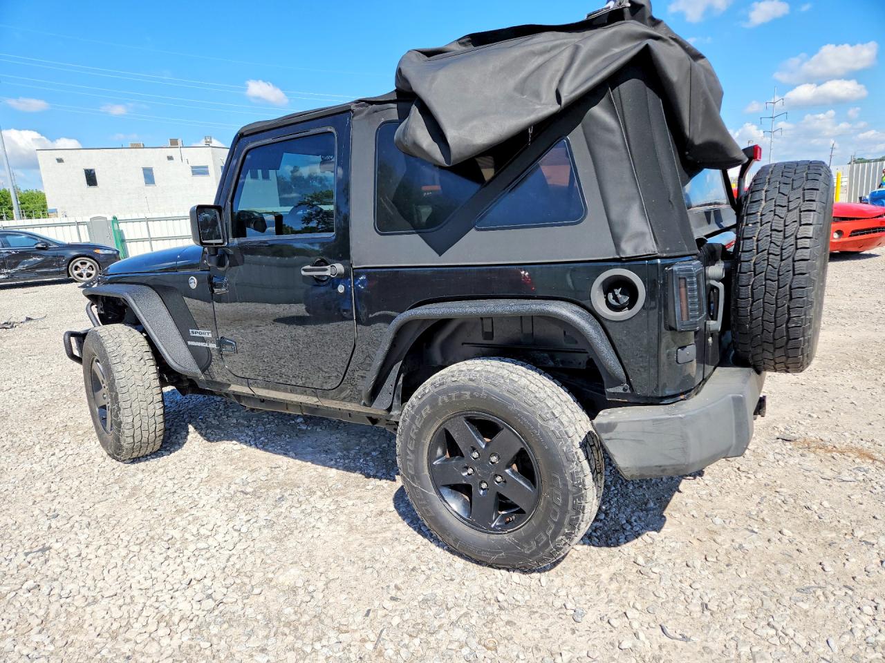 2012 Jeep Wrangler Sport Green vin: 1C4AJWAGXCL162009