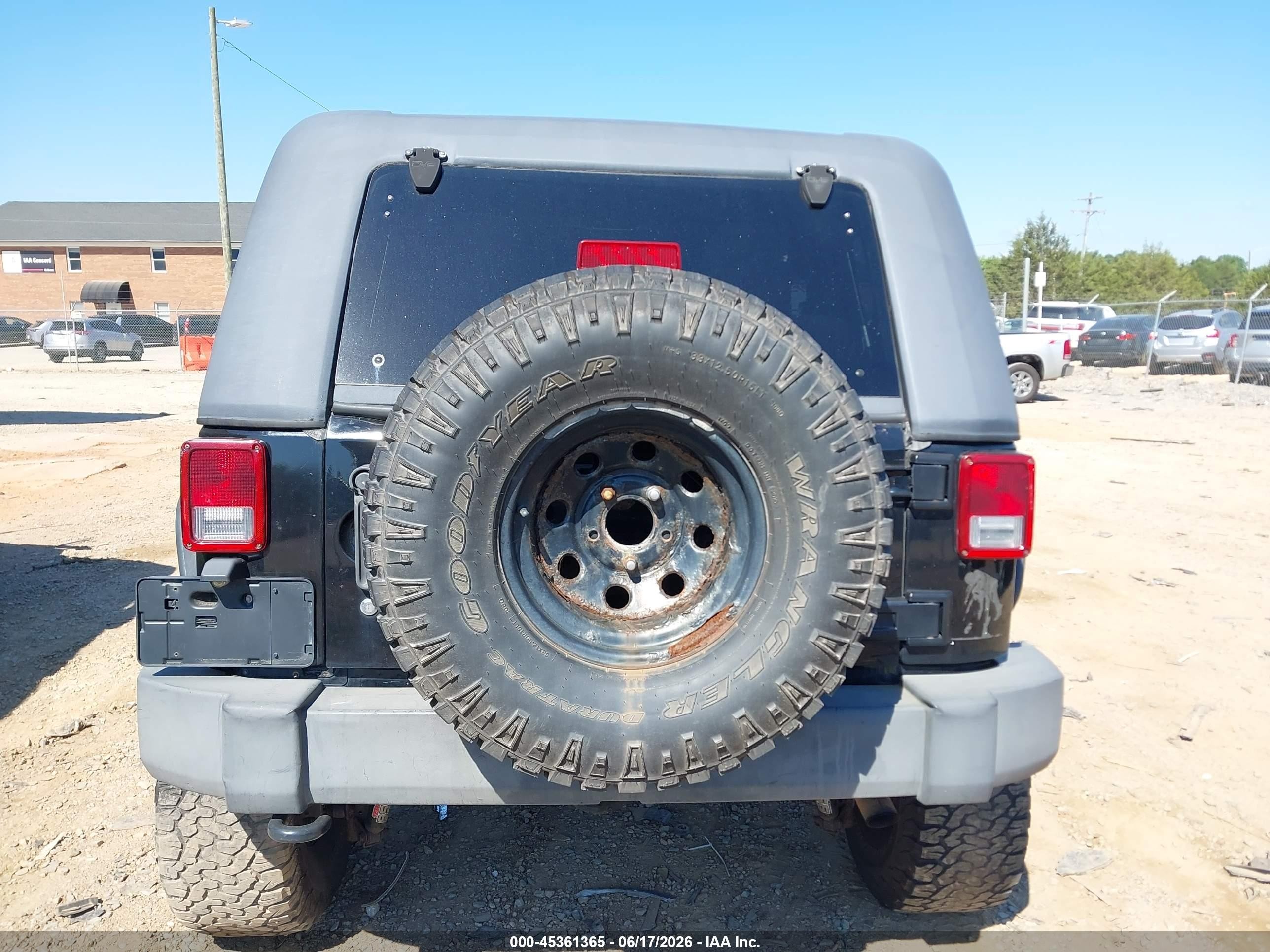 2012 Jeep Wrangler Sport Black vin: 1C4AJWAGXCL169154