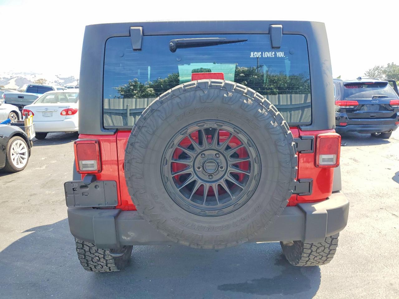 2012 Jeep Wrangler Sport Красный vin: 1C4AJWAGXCL182888