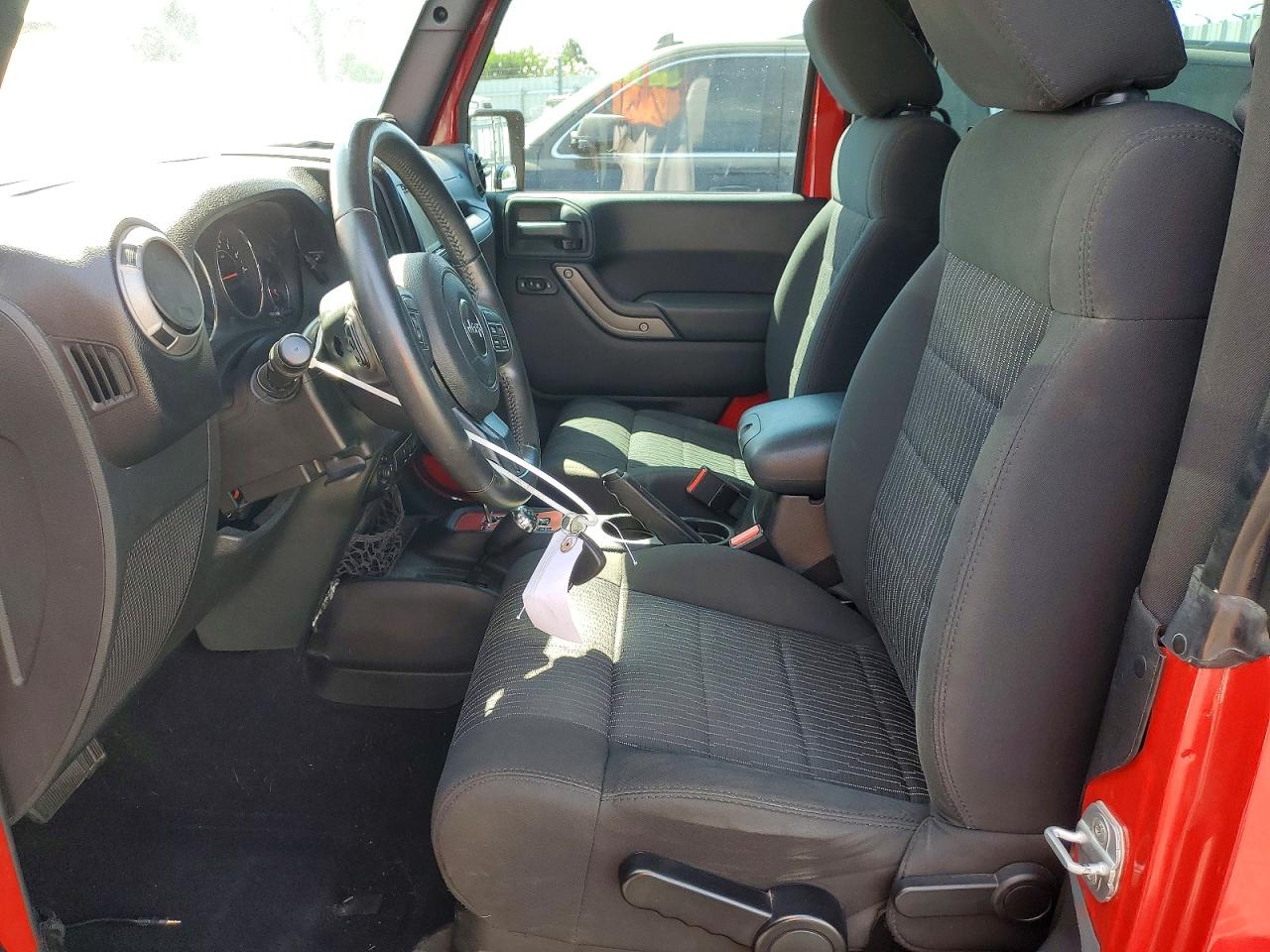 2012 Jeep Wrangler Sport Красный vin: 1C4AJWAGXCL182888