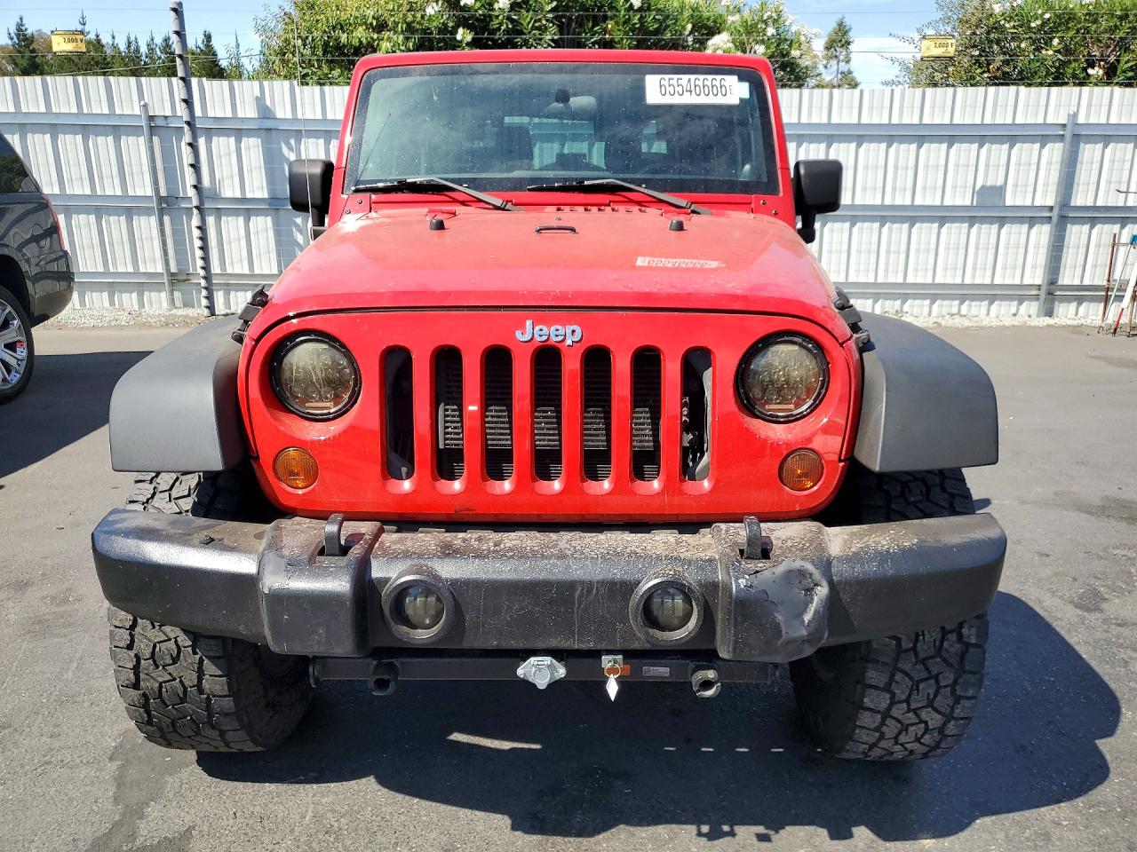 2012 Jeep Wrangler Sport Красный vin: 1C4AJWAGXCL182888