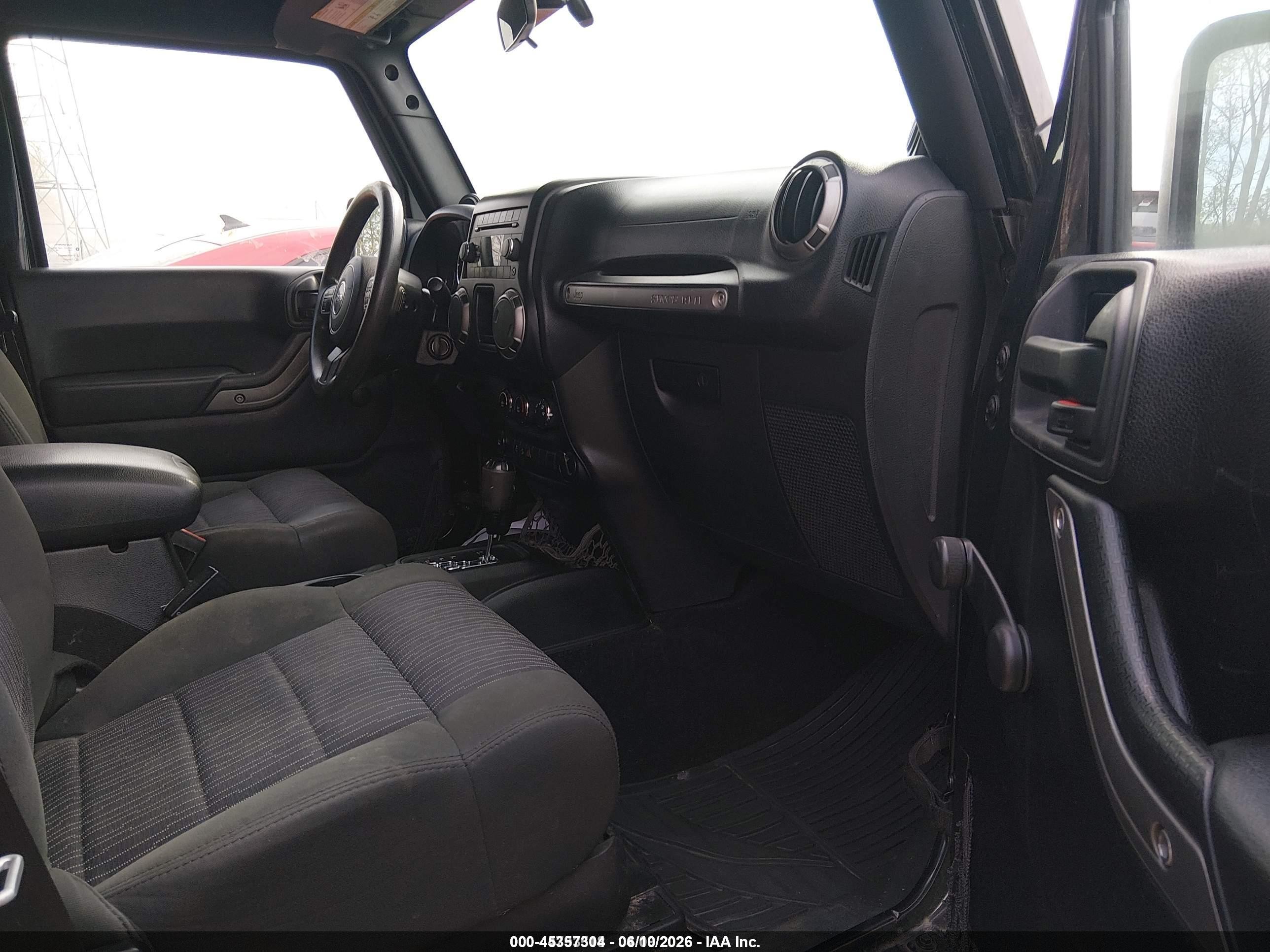 2012 Jeep Wrangler Sport Black vin: 1C4AJWAGXCL256312