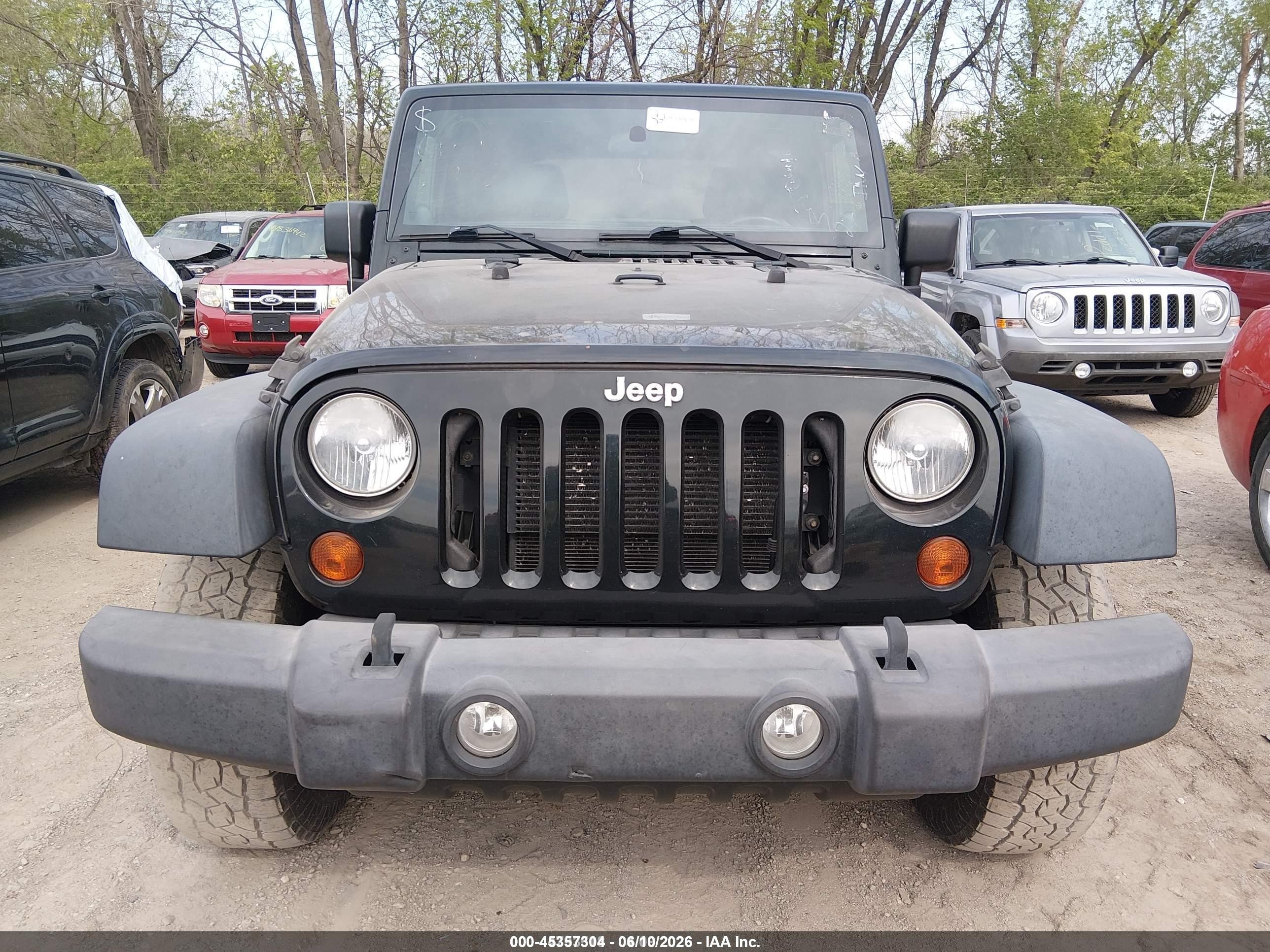 2012 Jeep Wrangler Sport Black vin: 1C4AJWAGXCL256312