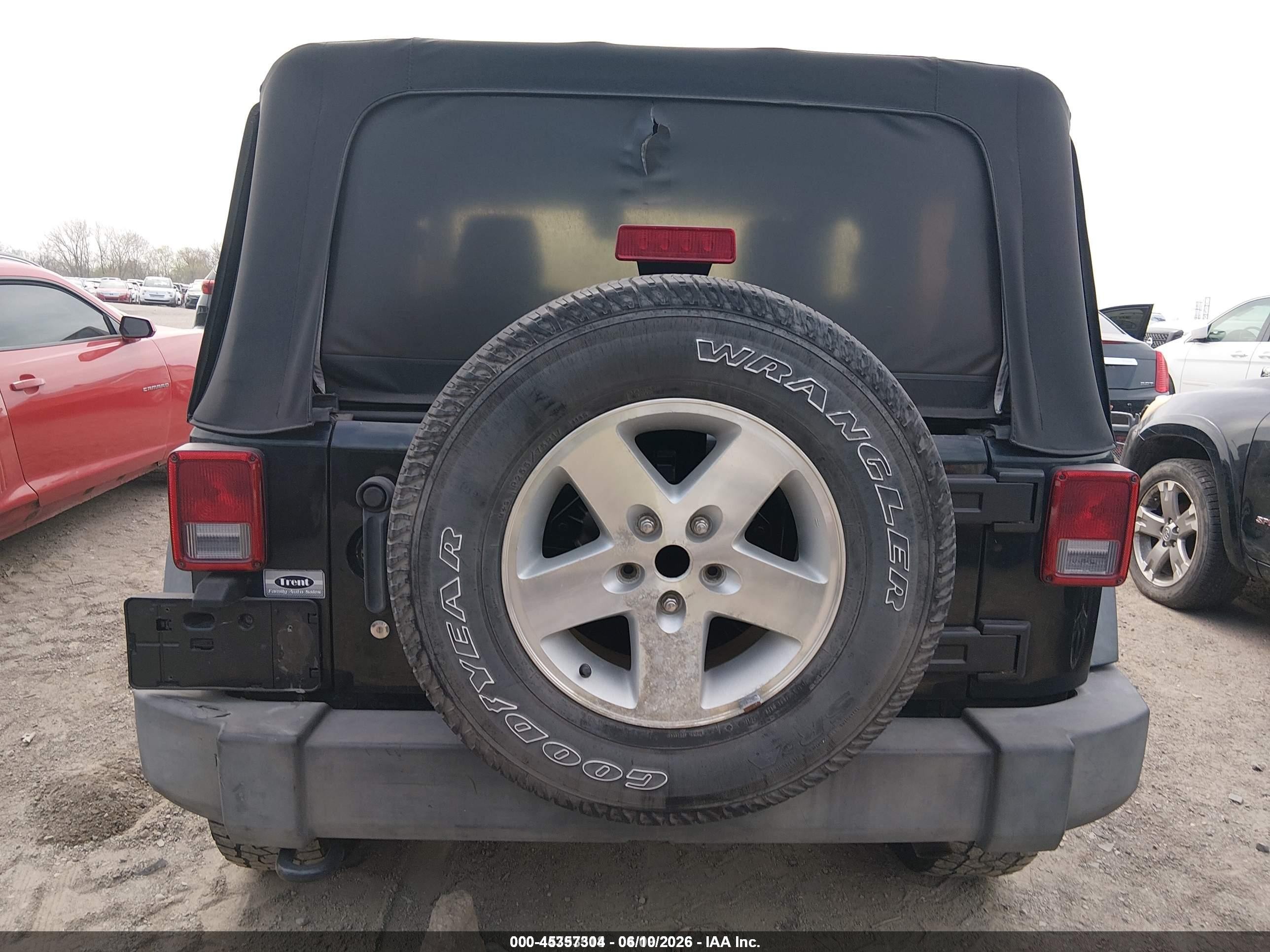 2012 Jeep Wrangler Sport Black vin: 1C4AJWAGXCL256312