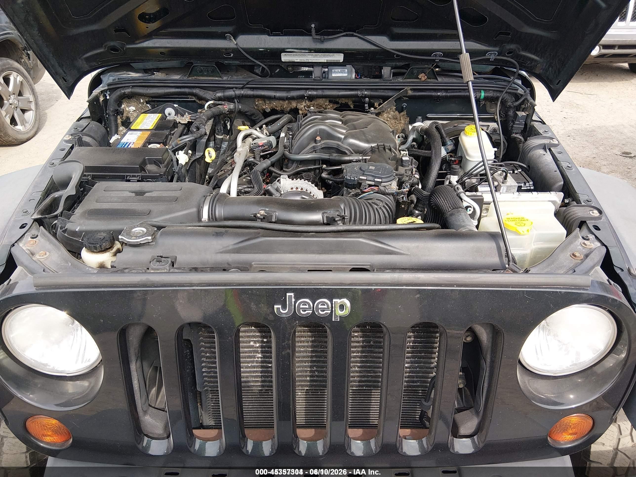 2012 Jeep Wrangler Sport Black vin: 1C4AJWAGXCL256312