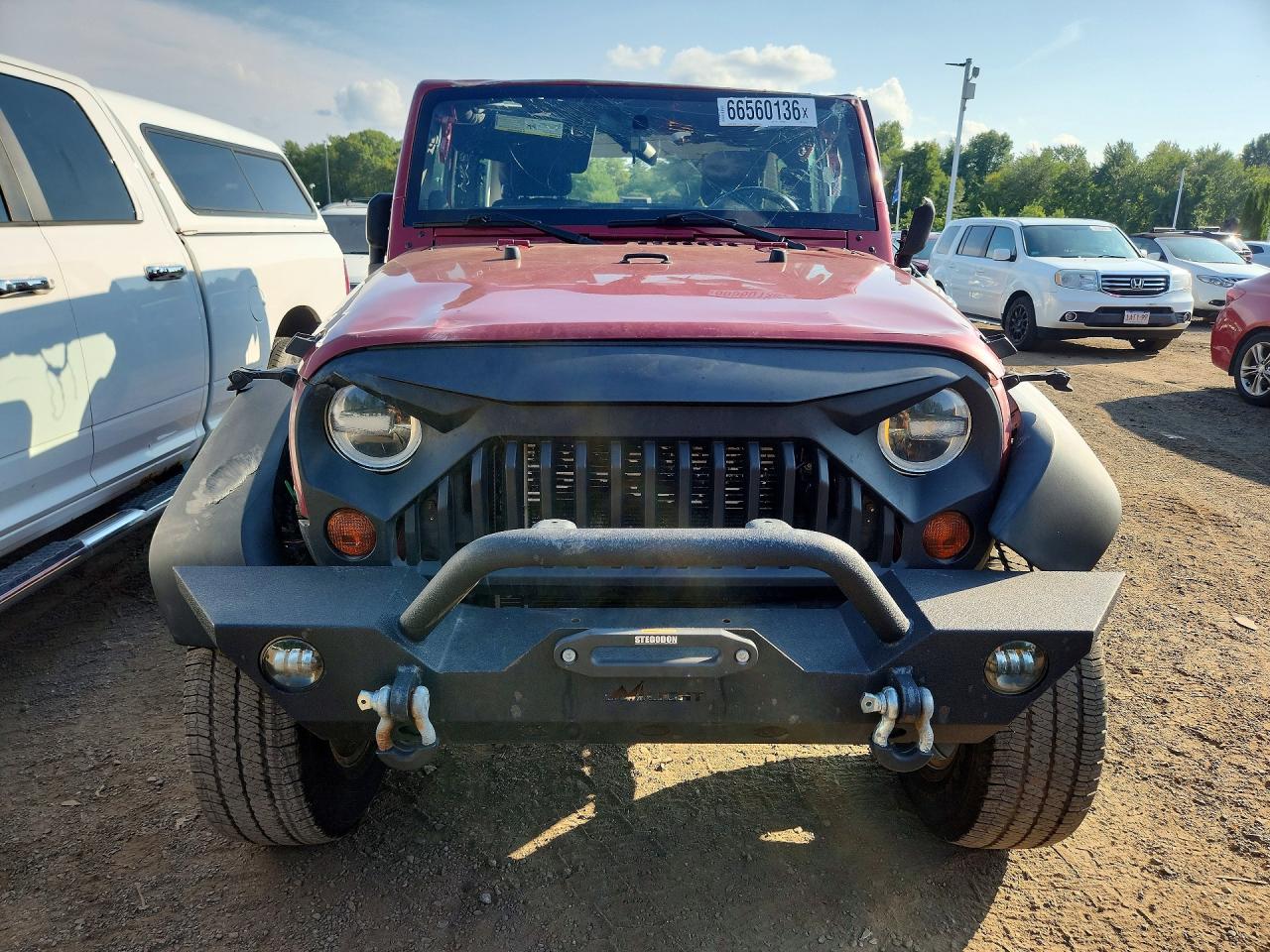 2012 Jeep Wrangler Sport White vin: 1C4AJWAGXCL263261