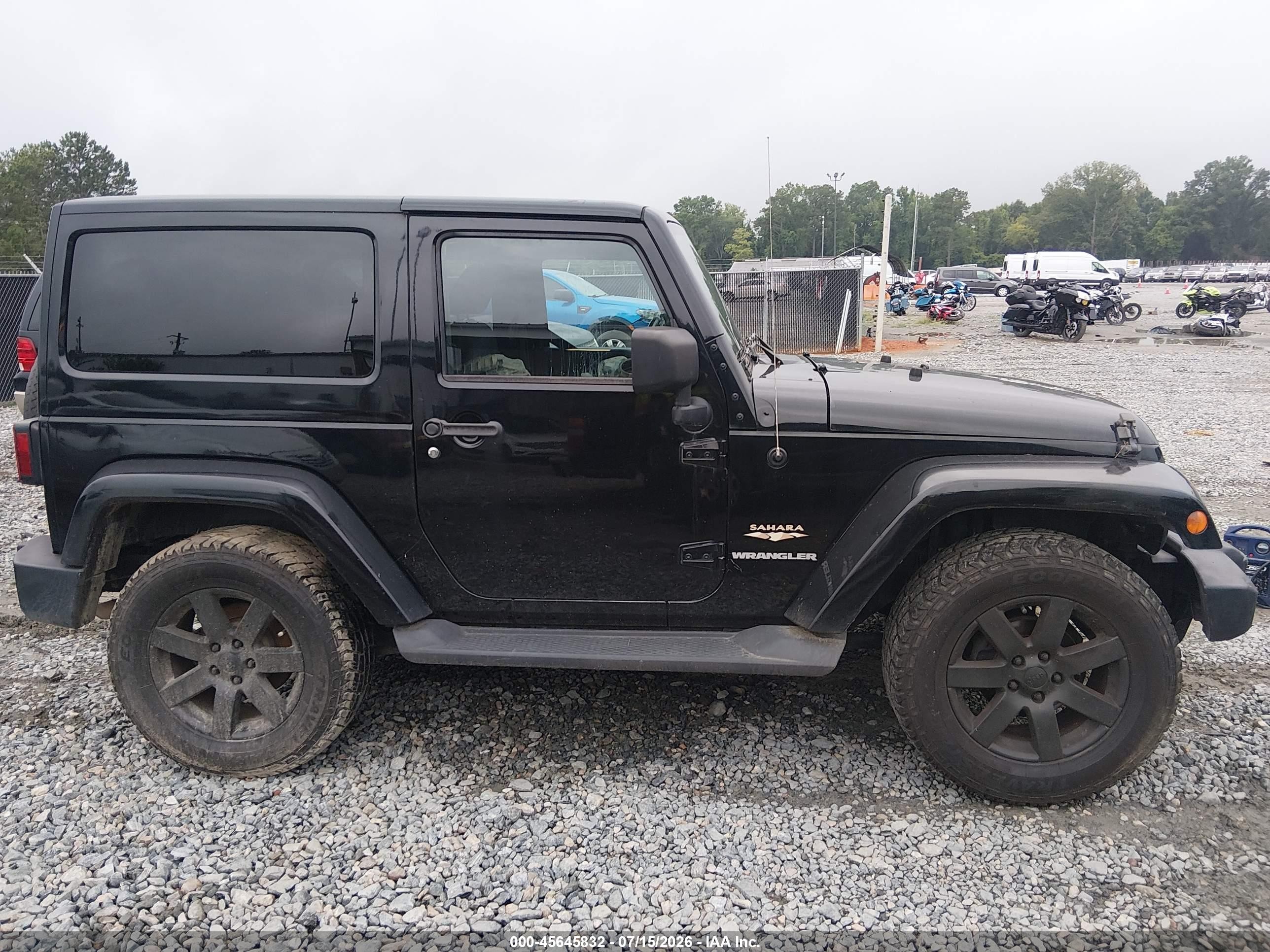 2012 Jeep Wrangler Sahara Black vin: 1C4AJWBG0CL188097