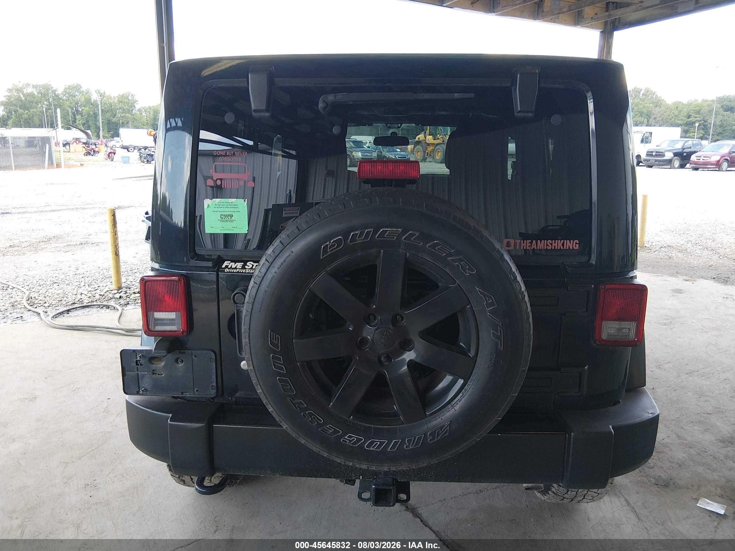 2012 Jeep Wrangler Sahara Black vin: 1C4AJWBG0CL188097