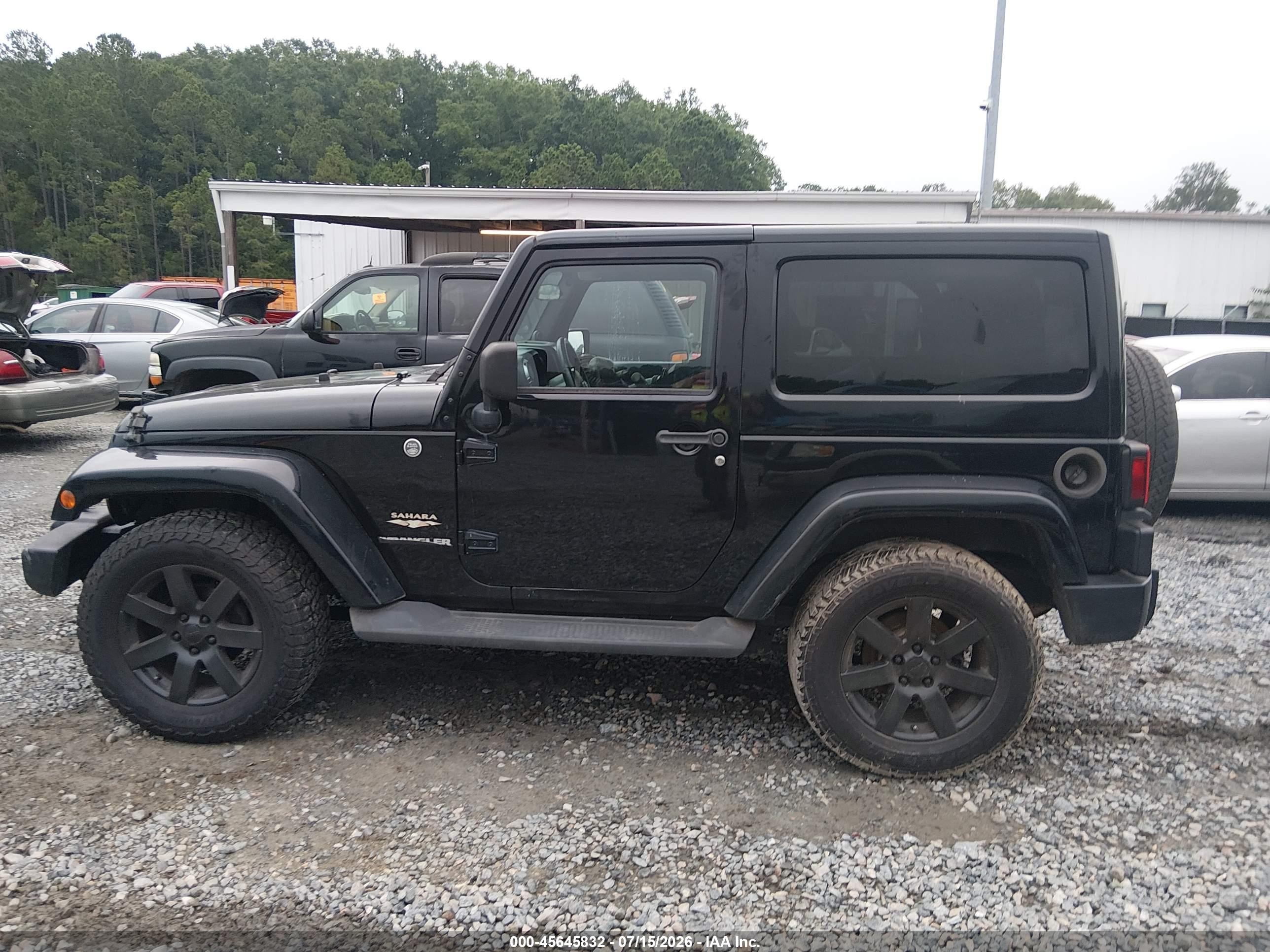 2012 Jeep Wrangler Sahara Black vin: 1C4AJWBG0CL188097