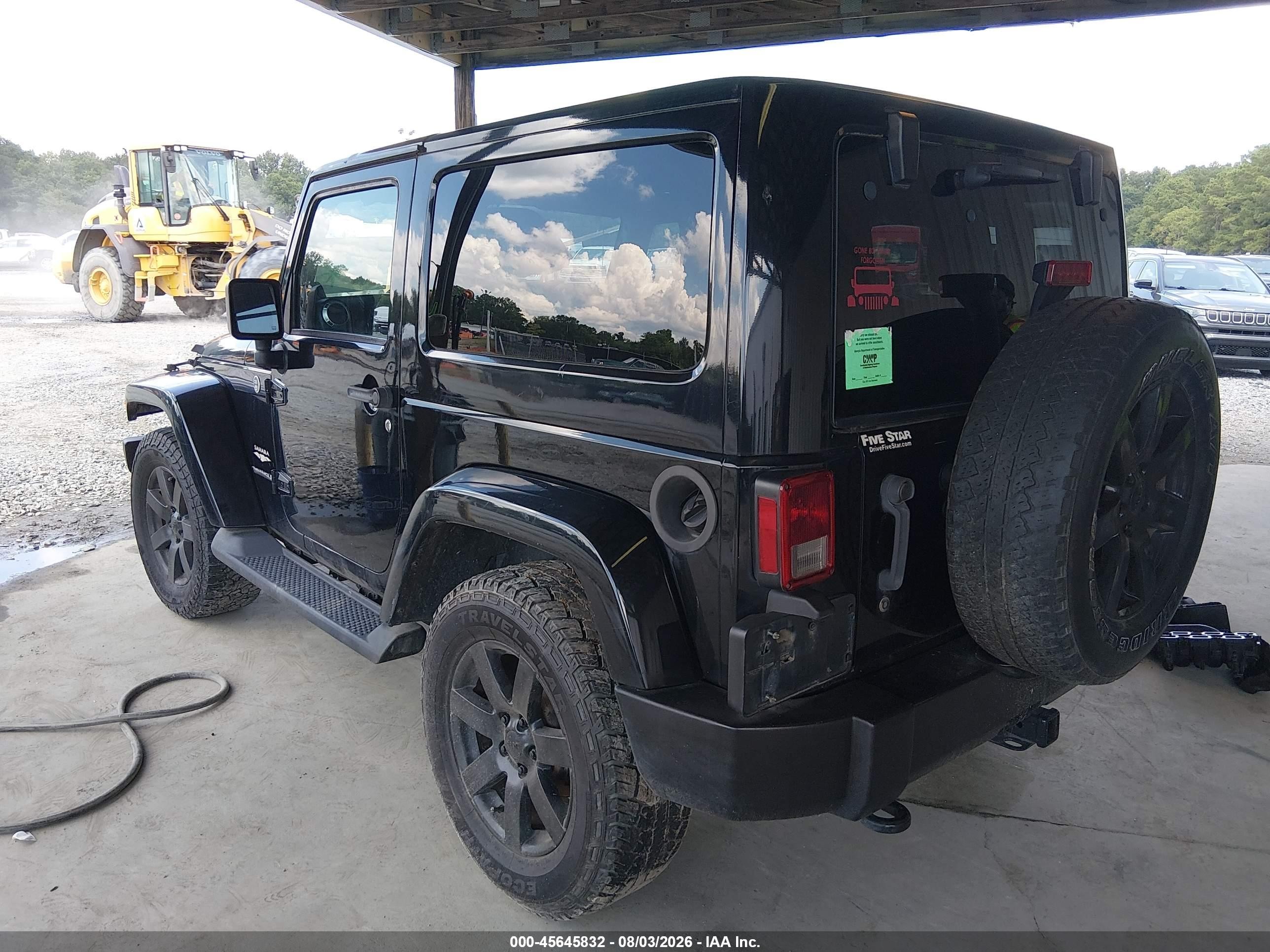 2012 Jeep Wrangler Sahara Black vin: 1C4AJWBG0CL188097