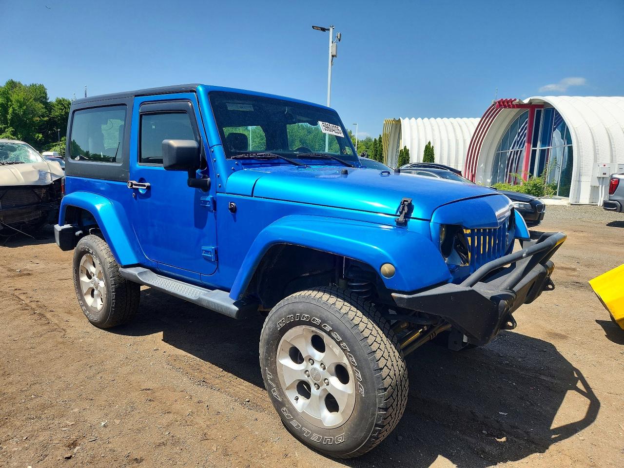 2015 Jeep Wrangler Sahara Blue vin: 1C4AJWBG0FL748639