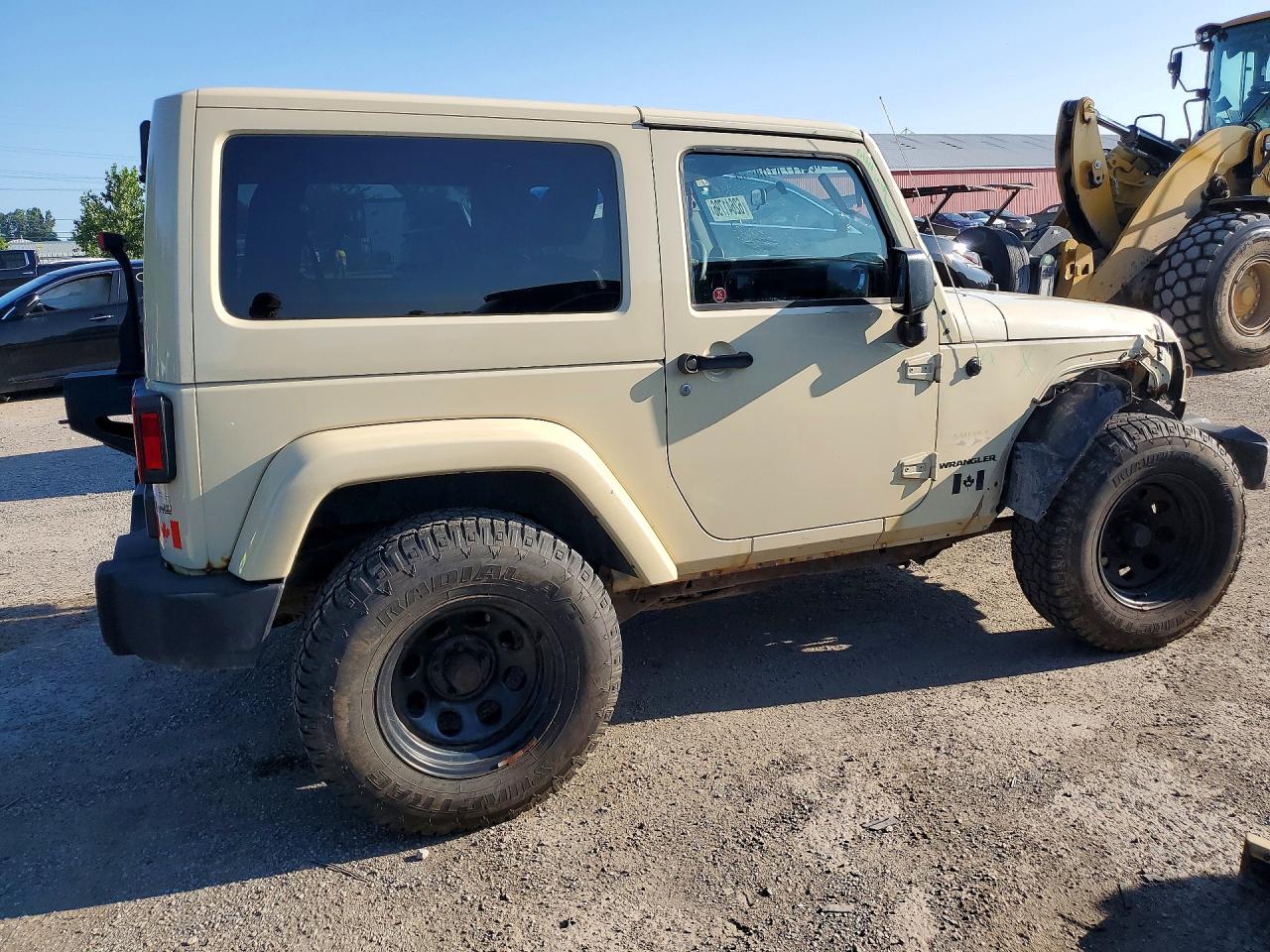 2012 Jeep Wrangler Sahara Желто-коричневый vin: 1C4AJWBG1CL105356
