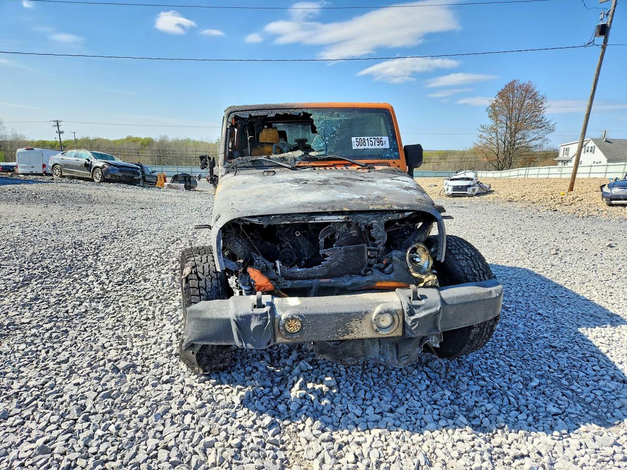 2012 Jeep Wrangler Sahara Orange vin: 1C4AJWBG1CL164617