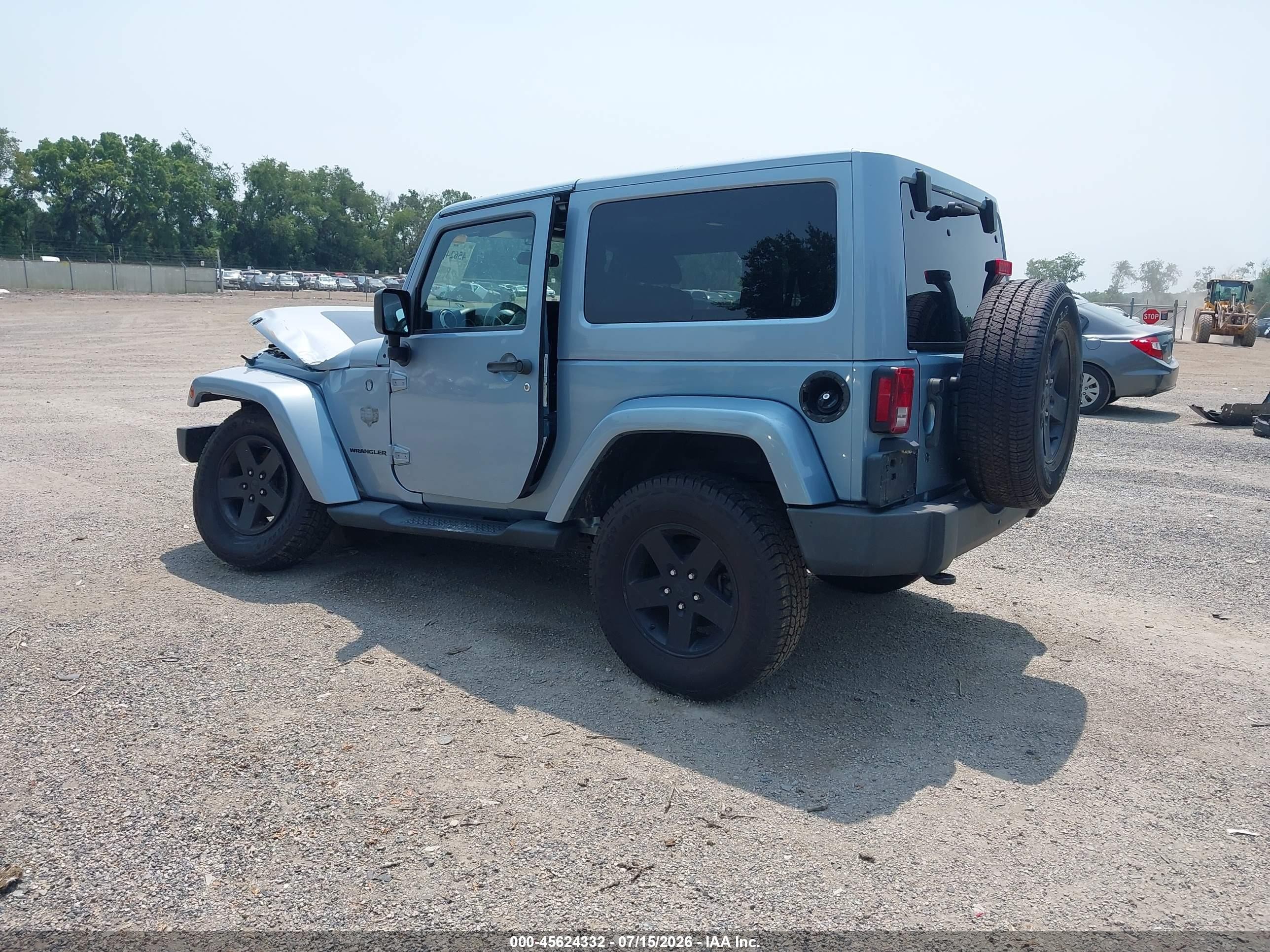 2012 Jeep Wrangler Sahara Blue vin: 1C4AJWBG1CL172636