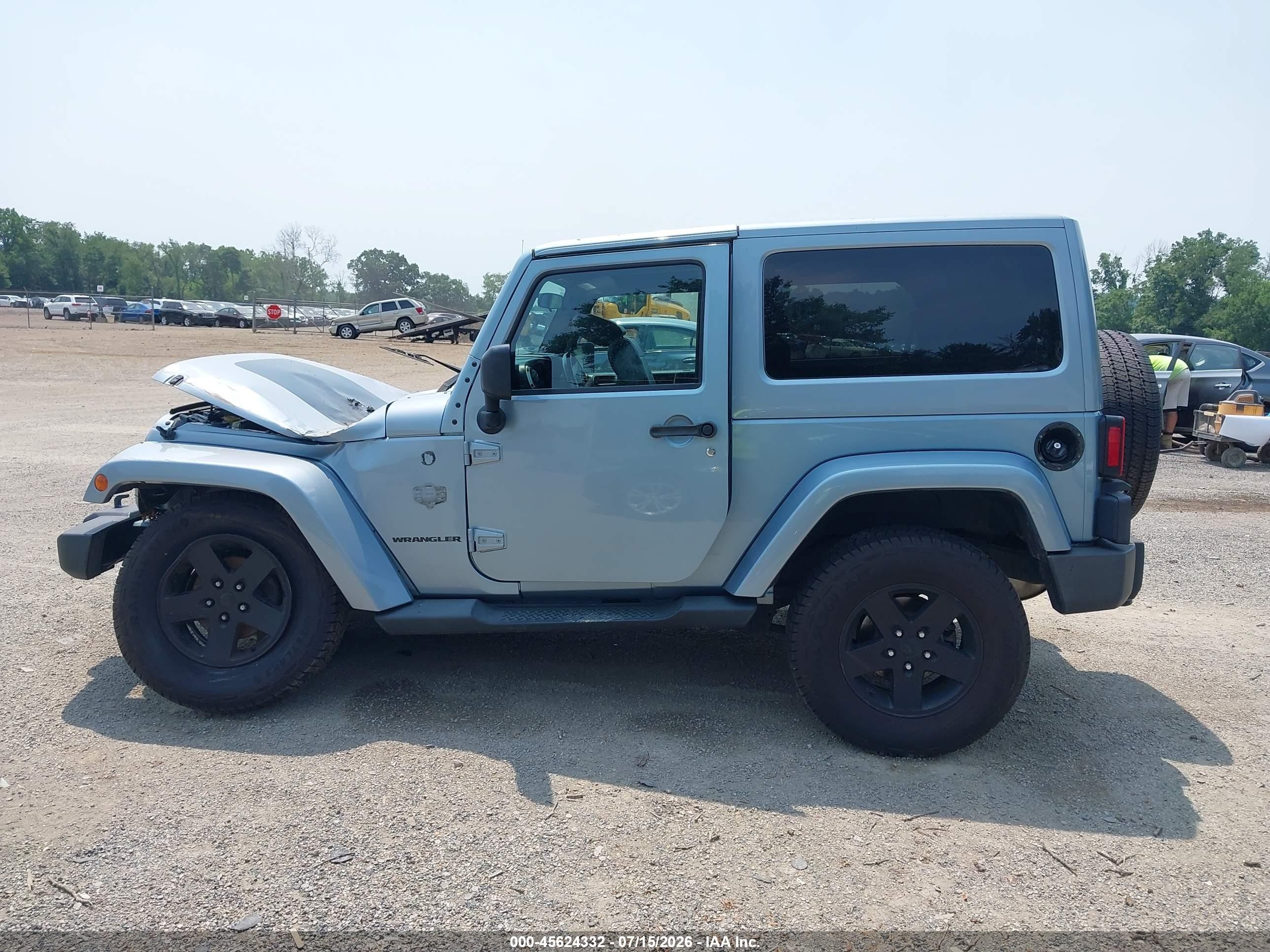 2012 Jeep Wrangler Sahara Blue vin: 1C4AJWBG1CL172636