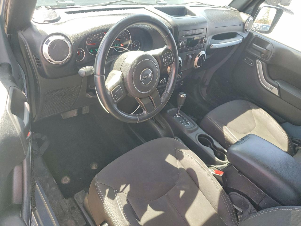 2015 Jeep Wrangler Sahara Gray vin: 1C4AJWBG2FL620497