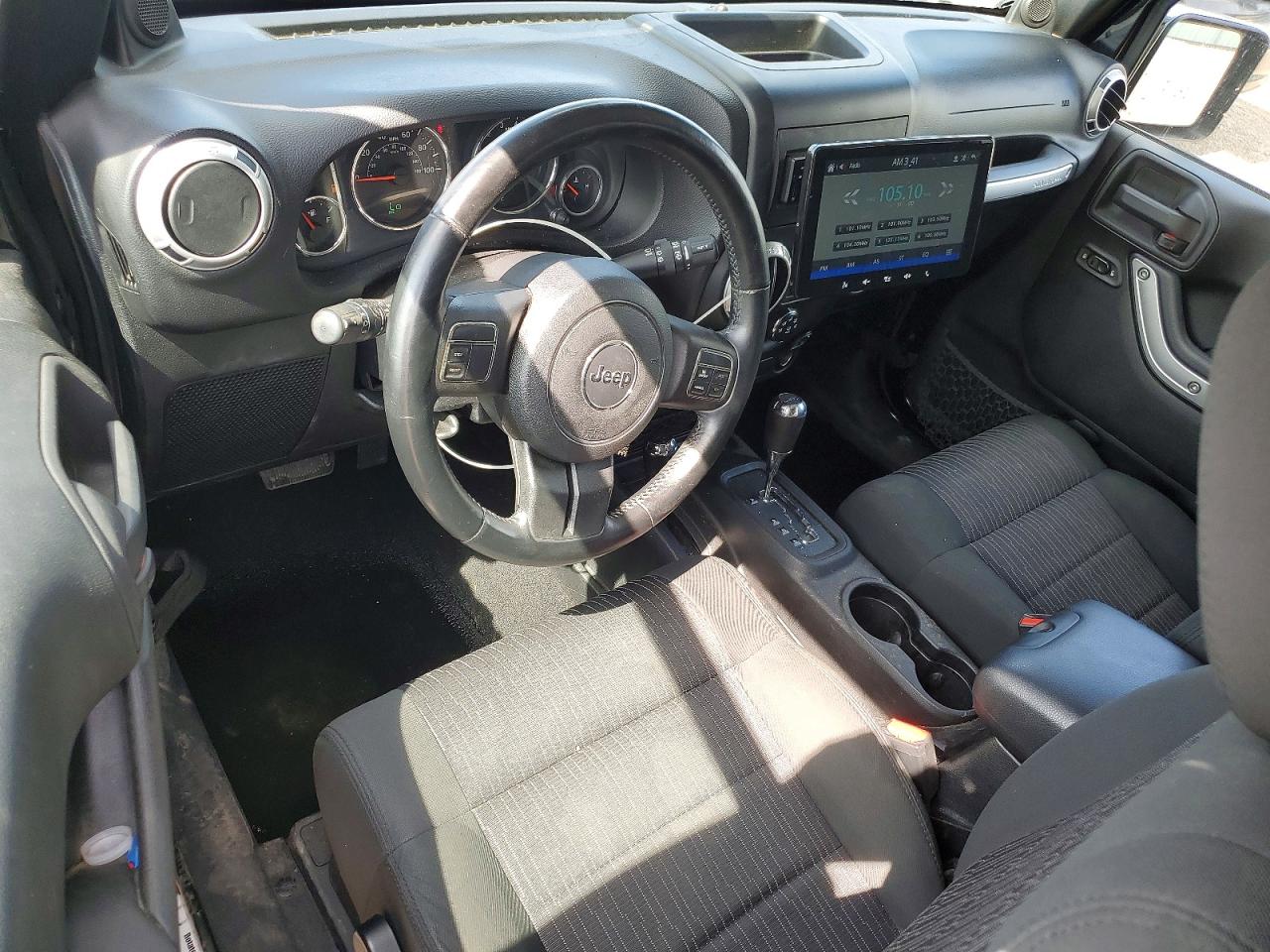 2012 Jeep Wrangler Sahara Black vin: 1C4AJWBG4CL183145