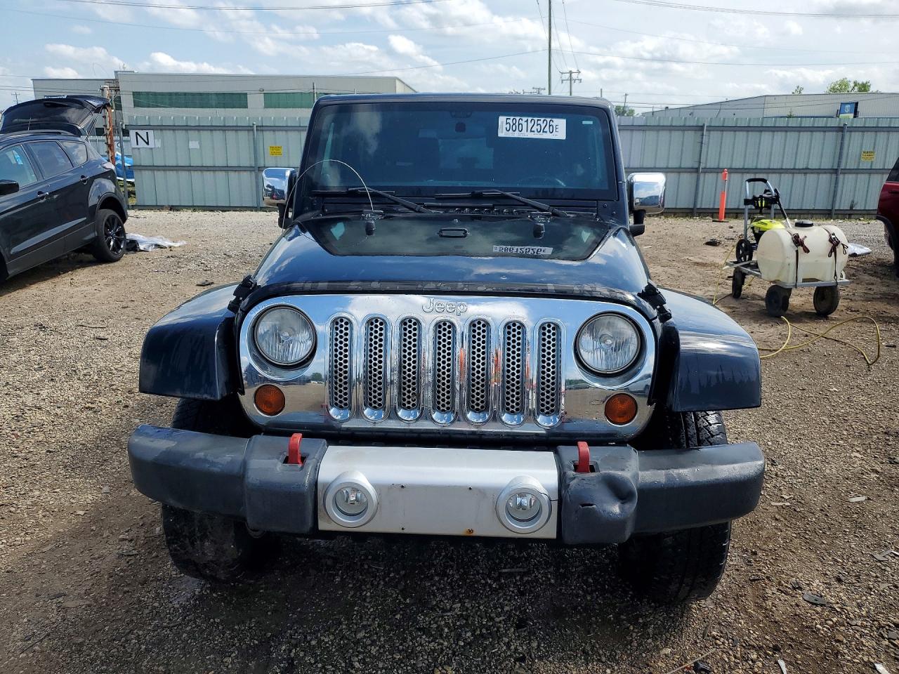 2012 Jeep Wrangler Sahara Black vin: 1C4AJWBG4CL183145