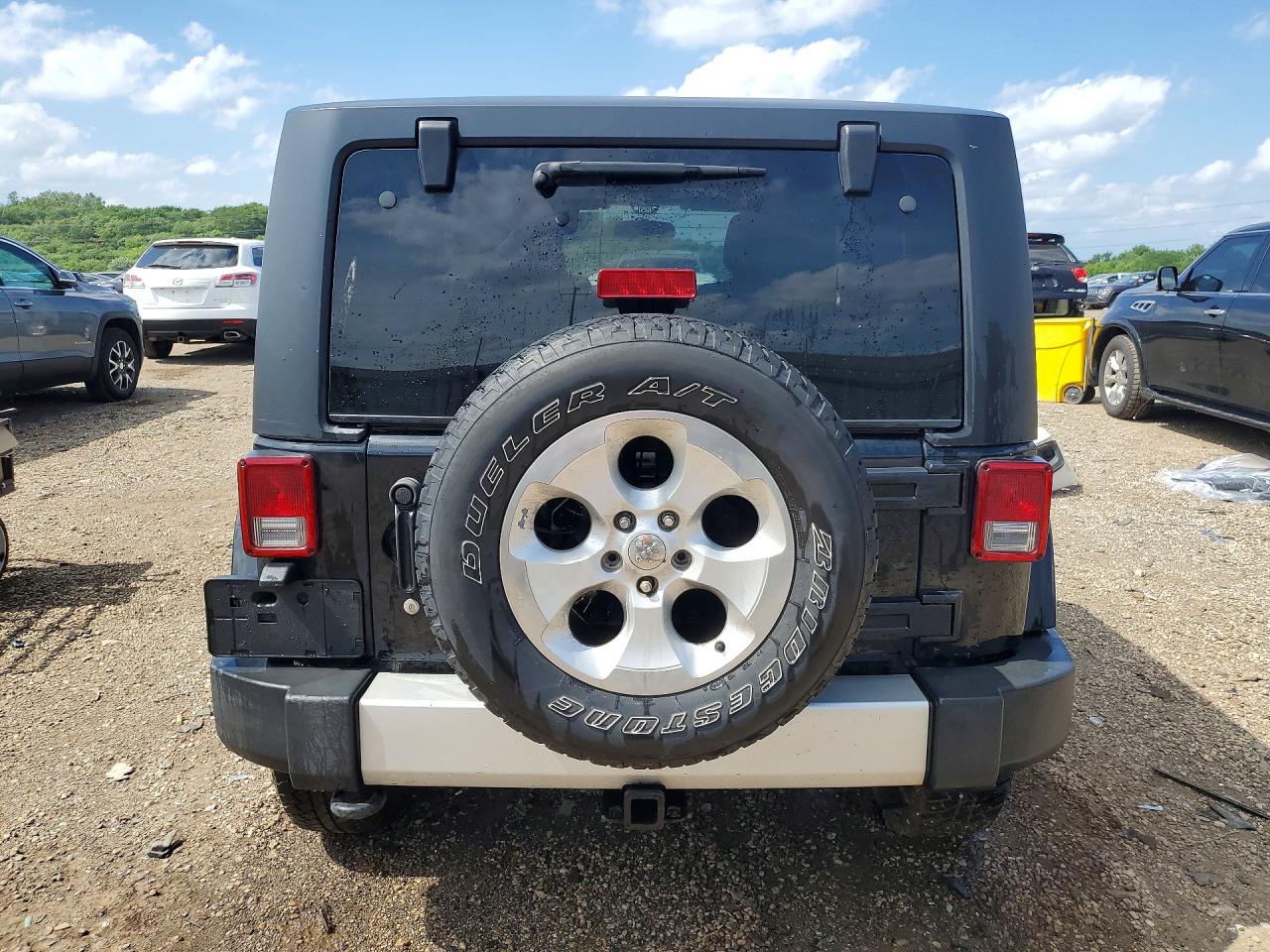 2012 Jeep Wrangler Sahara Black vin: 1C4AJWBG4CL183145