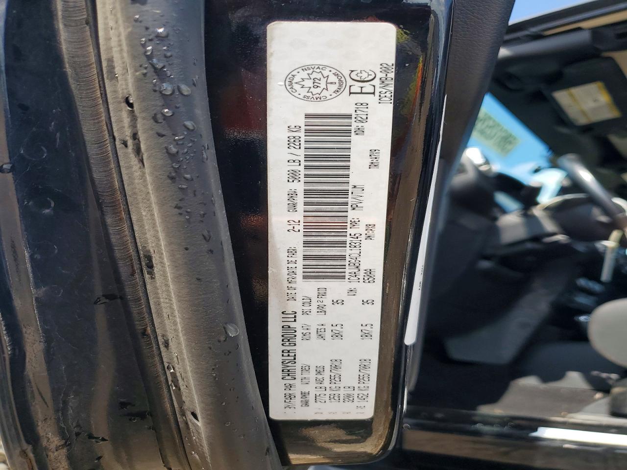 2012 Jeep Wrangler Sahara Black vin: 1C4AJWBG4CL183145