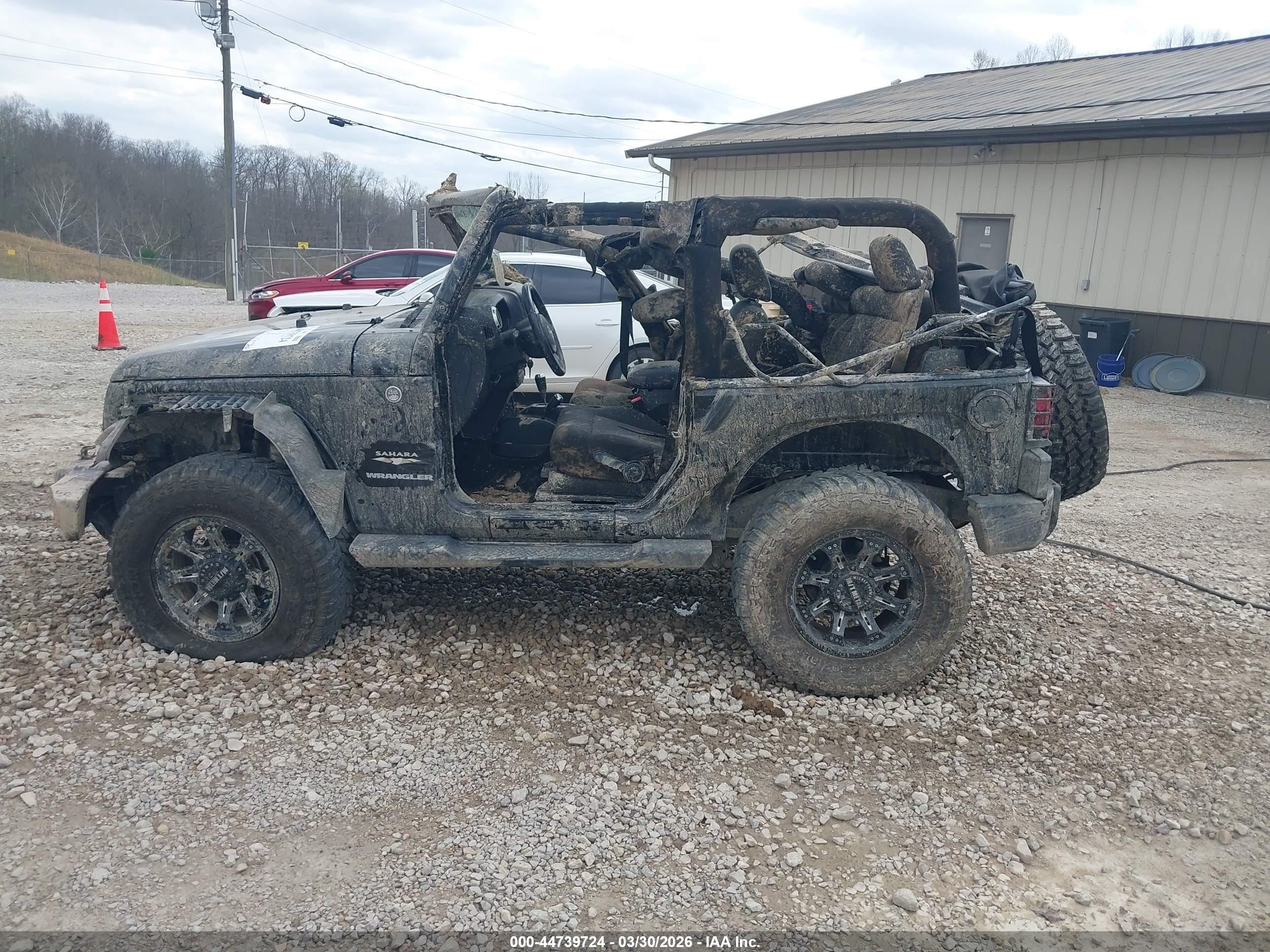 2012 Jeep Wrangler Sahara Black vin: 1C4AJWBG4CL216581