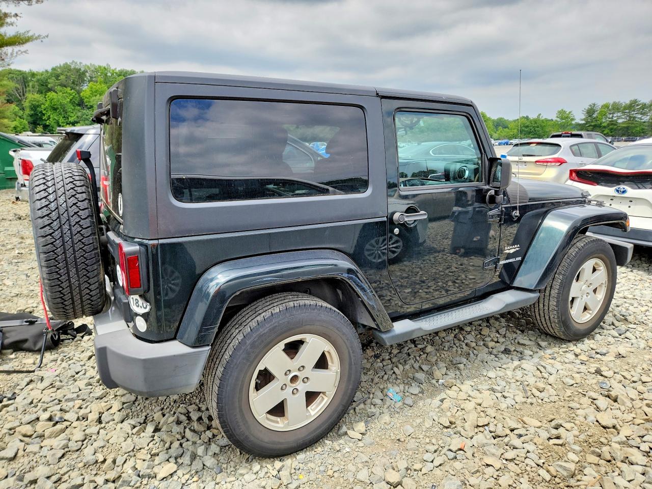 2012 Jeep Wrangler Sahara Зеленый vin: 1C4AJWBG4CL220310