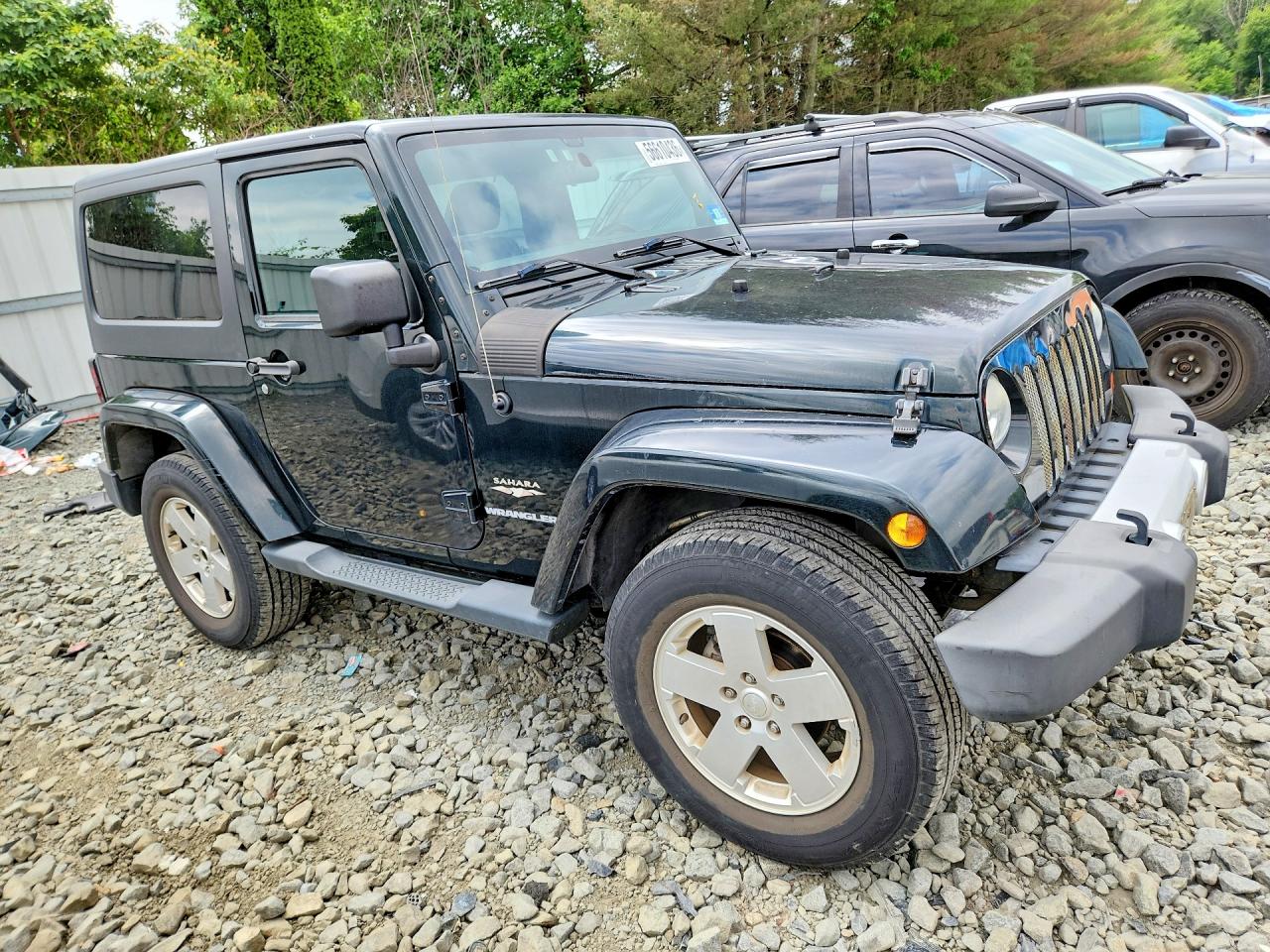 2012 Jeep Wrangler Sahara Зеленый vin: 1C4AJWBG4CL220310
