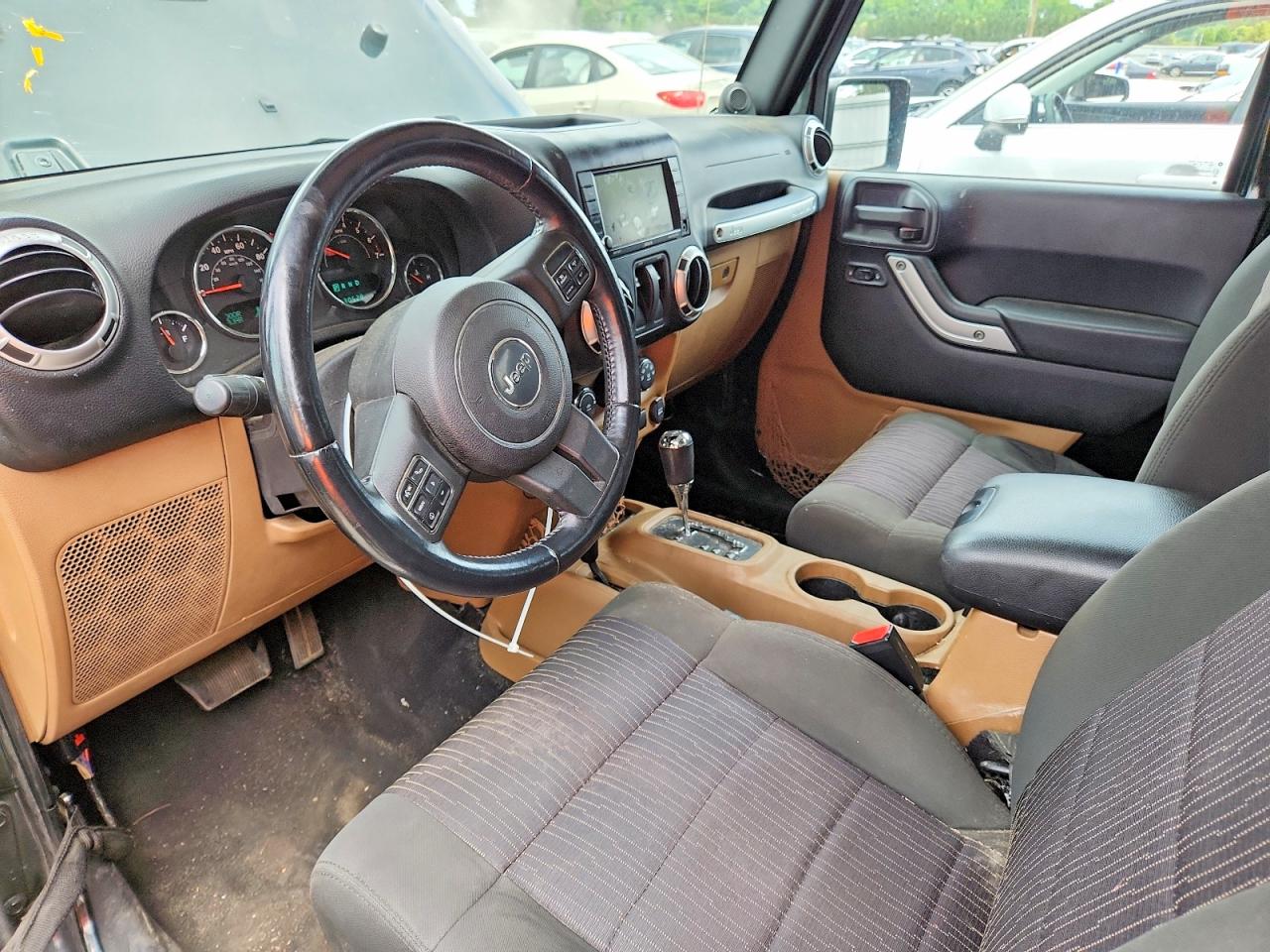 2012 Jeep Wrangler Sahara Зеленый vin: 1C4AJWBG4CL220310