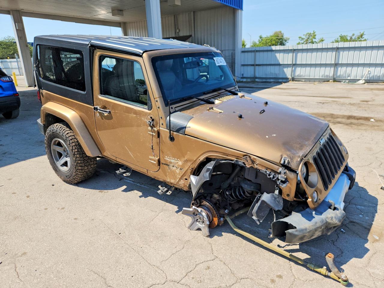 2015 Jeep Wrangler Sahara Brown vin: 1C4AJWBG4FL607492