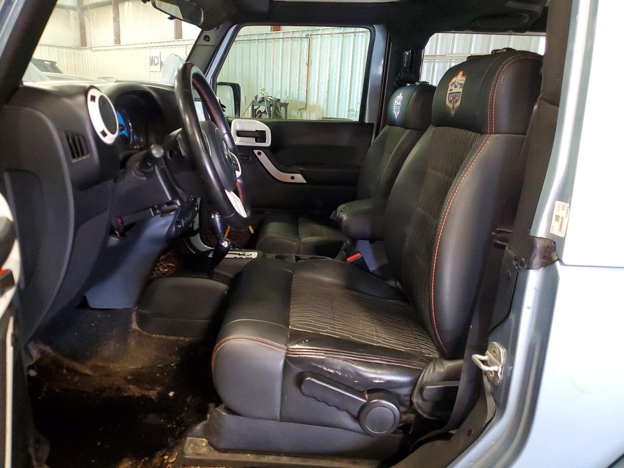 2012 Jeep Wrangler Sahara Синий vin: 1C4AJWBG5CL174390