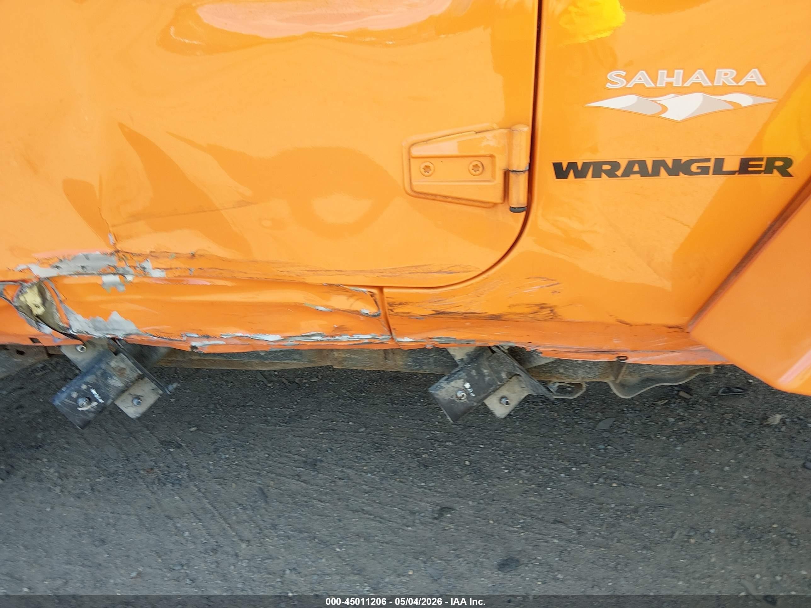 2013 Jeep Wrangler Sahara Оранжевый vin: 1C4AJWBG5DL533464