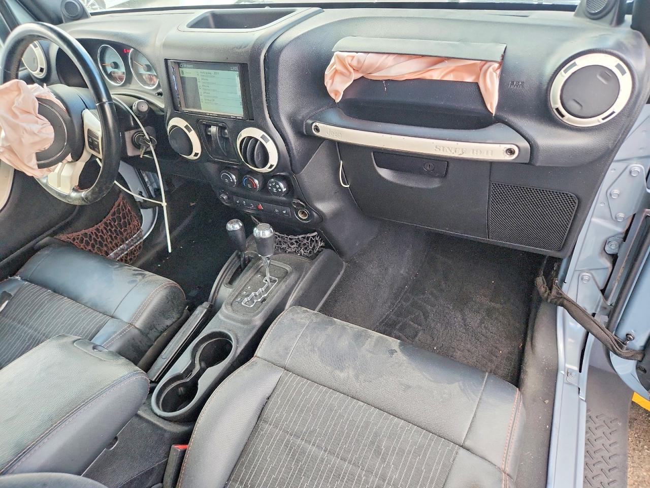 2012 Jeep Wrangler Sahara Blue vin: 1C4AJWBG7CL148633