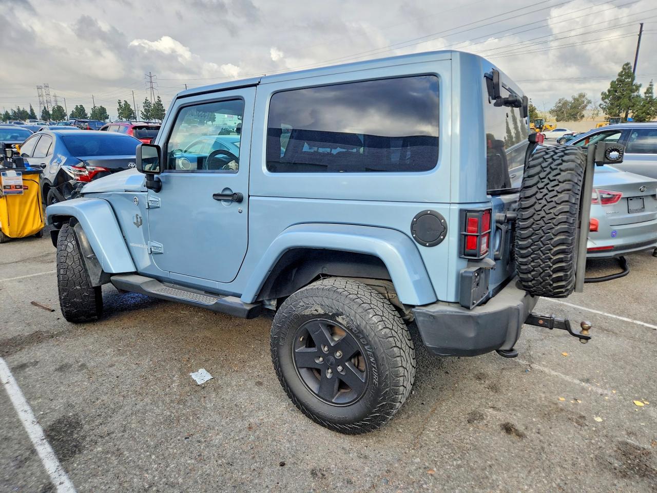 2012 Jeep Wrangler Sahara Blue vin: 1C4AJWBG7CL148633