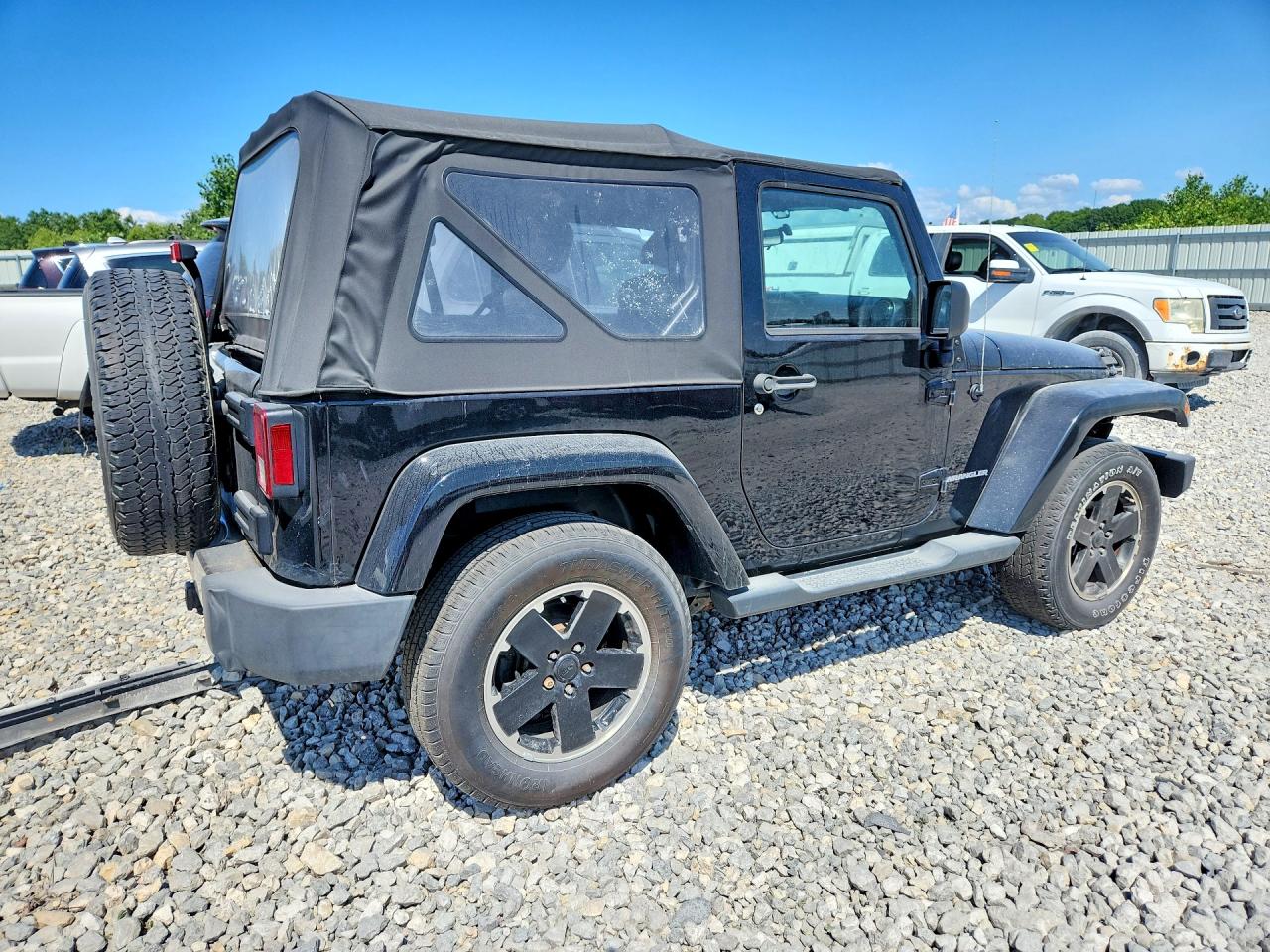2012 Jeep Wrangler Sahara Черный vin: 1C4AJWBG7CL264706