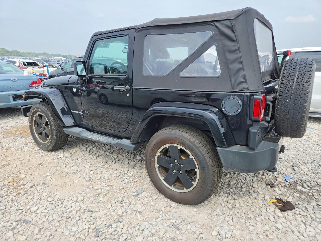 2012 Jeep Wrangler Sahara Черный vin: 1C4AJWBG7CL264706