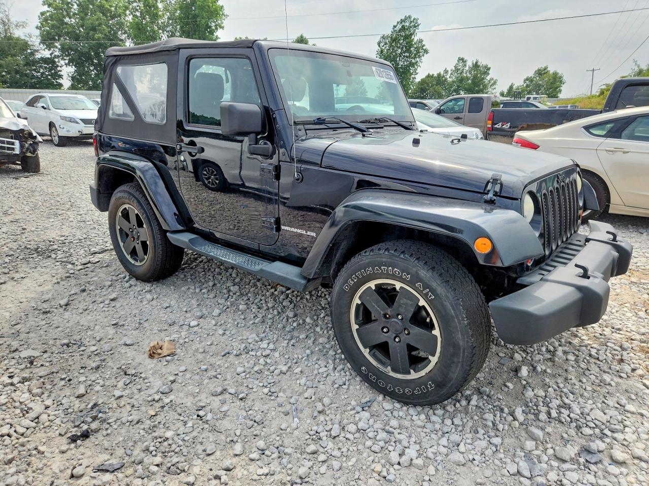 2012 Jeep Wrangler Sahara Черный vin: 1C4AJWBG7CL264706