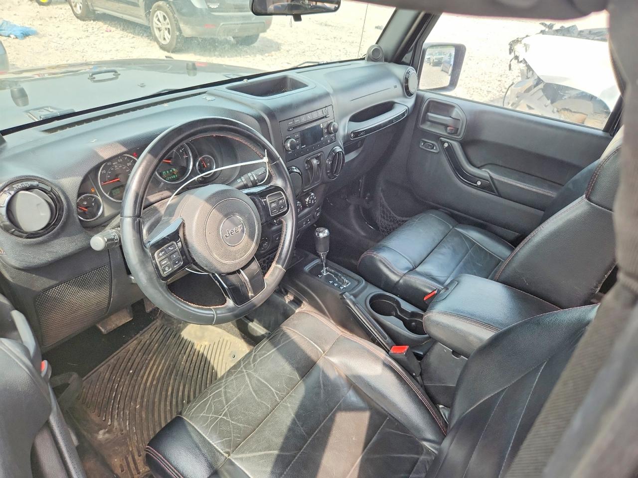 2012 Jeep Wrangler Sahara Черный vin: 1C4AJWBG7CL264706