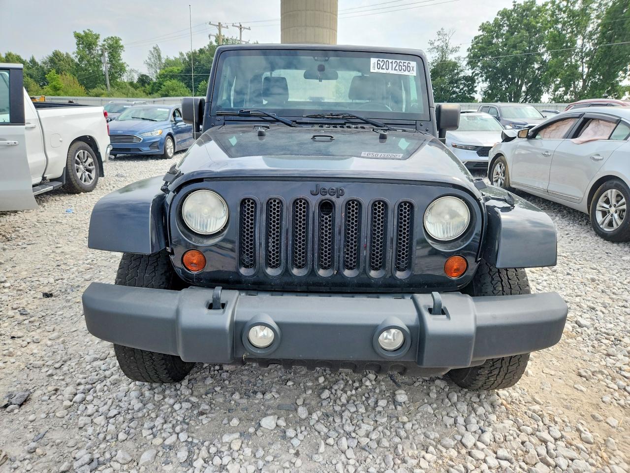 2012 Jeep Wrangler Sahara Черный vin: 1C4AJWBG7CL264706