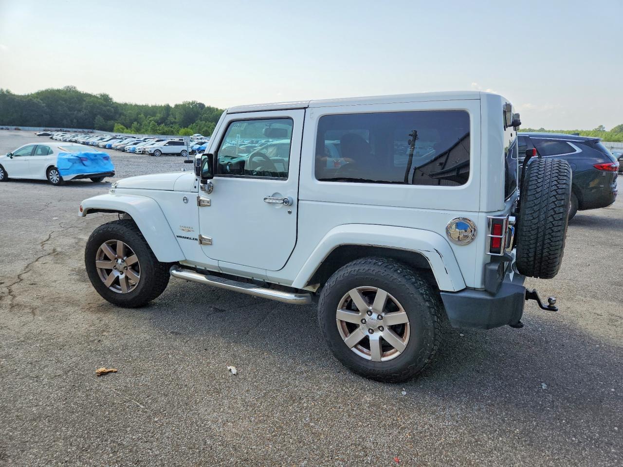 2015 Jeep Wrangler Sahara White vin: 1C4AJWBG7FL593295