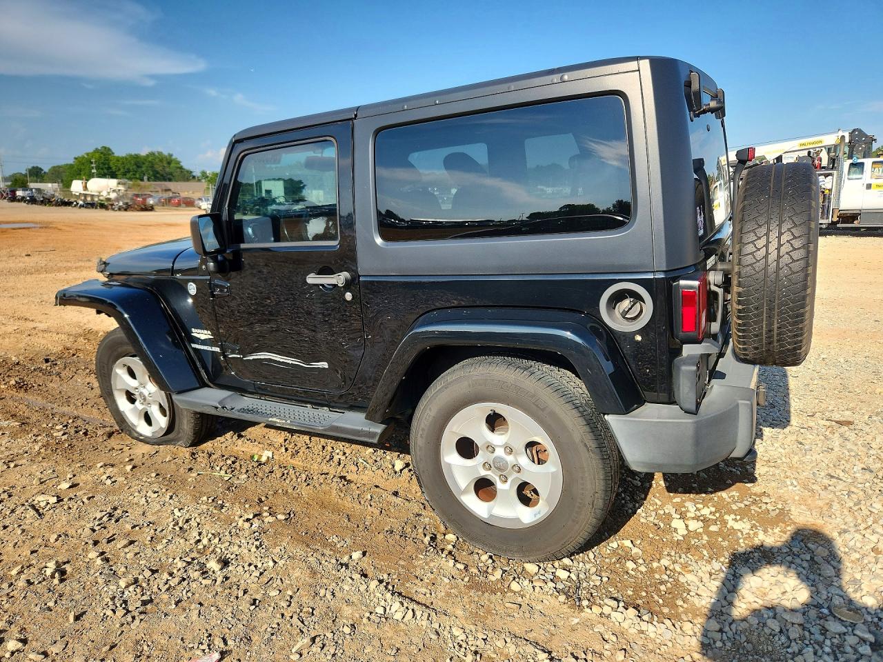 2015 Jeep Wrangler Sahara Black vin: 1C4AJWBG7FL751571