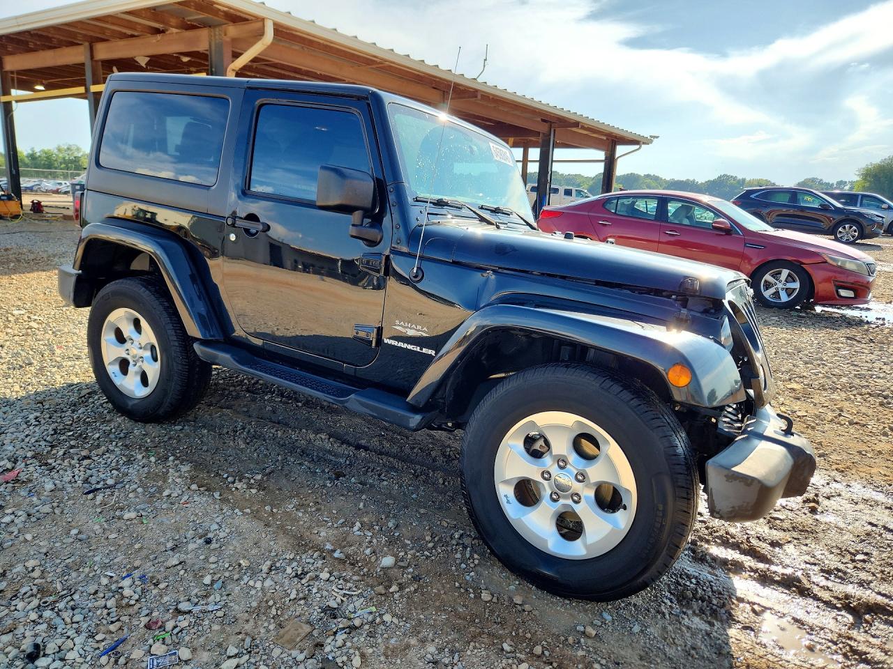 2015 Jeep Wrangler Sahara Black vin: 1C4AJWBG7FL751571