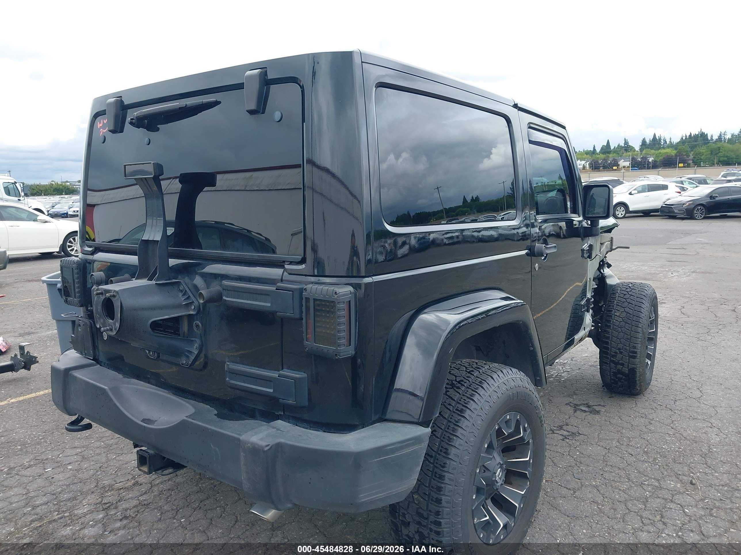 2012 Jeep Wrangler Sahara Black vin: 1C4AJWBG8CL160113