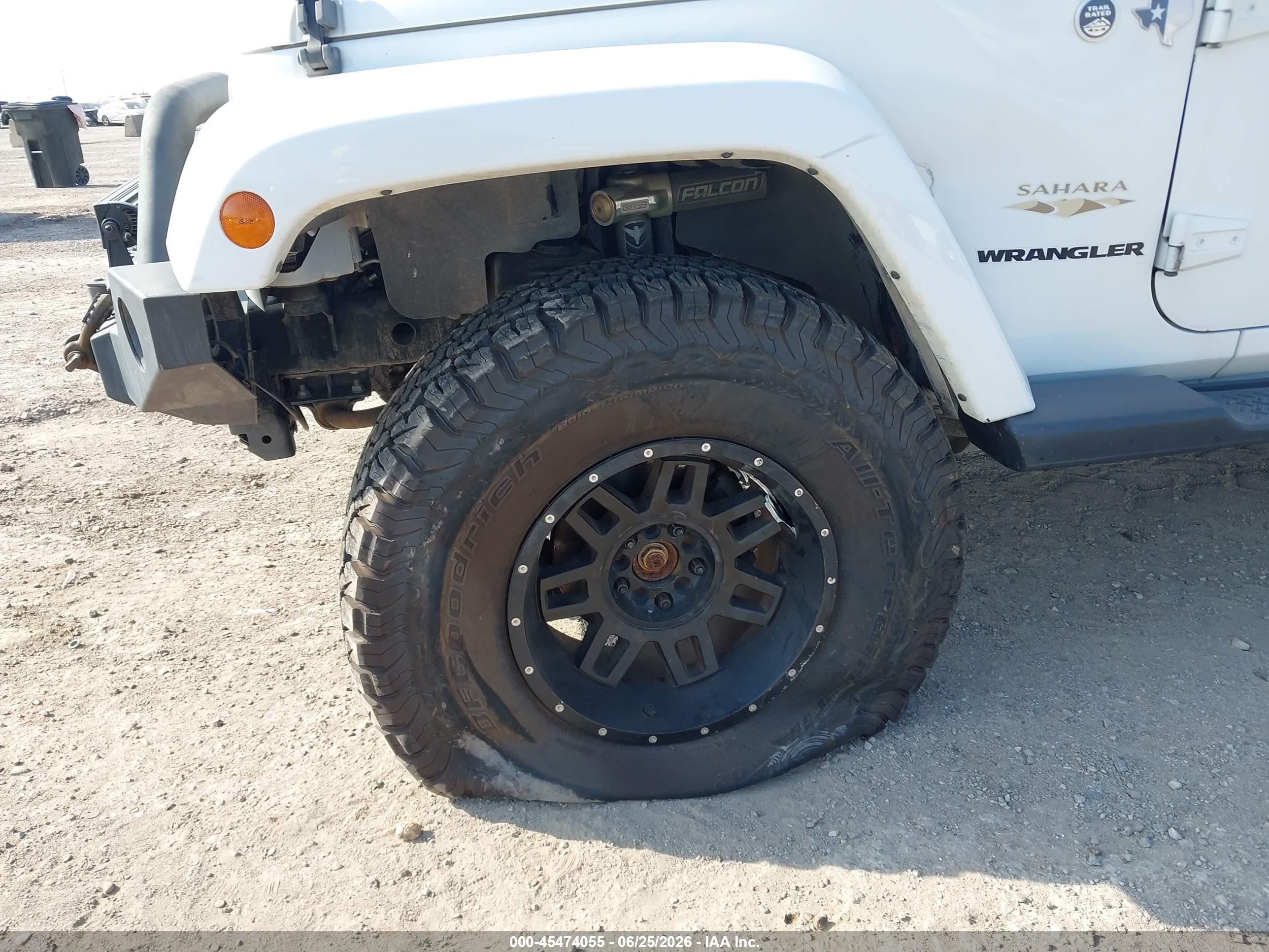 2012 Jeep Wrangler Sahara White vin: 1C4AJWBG8CL200206