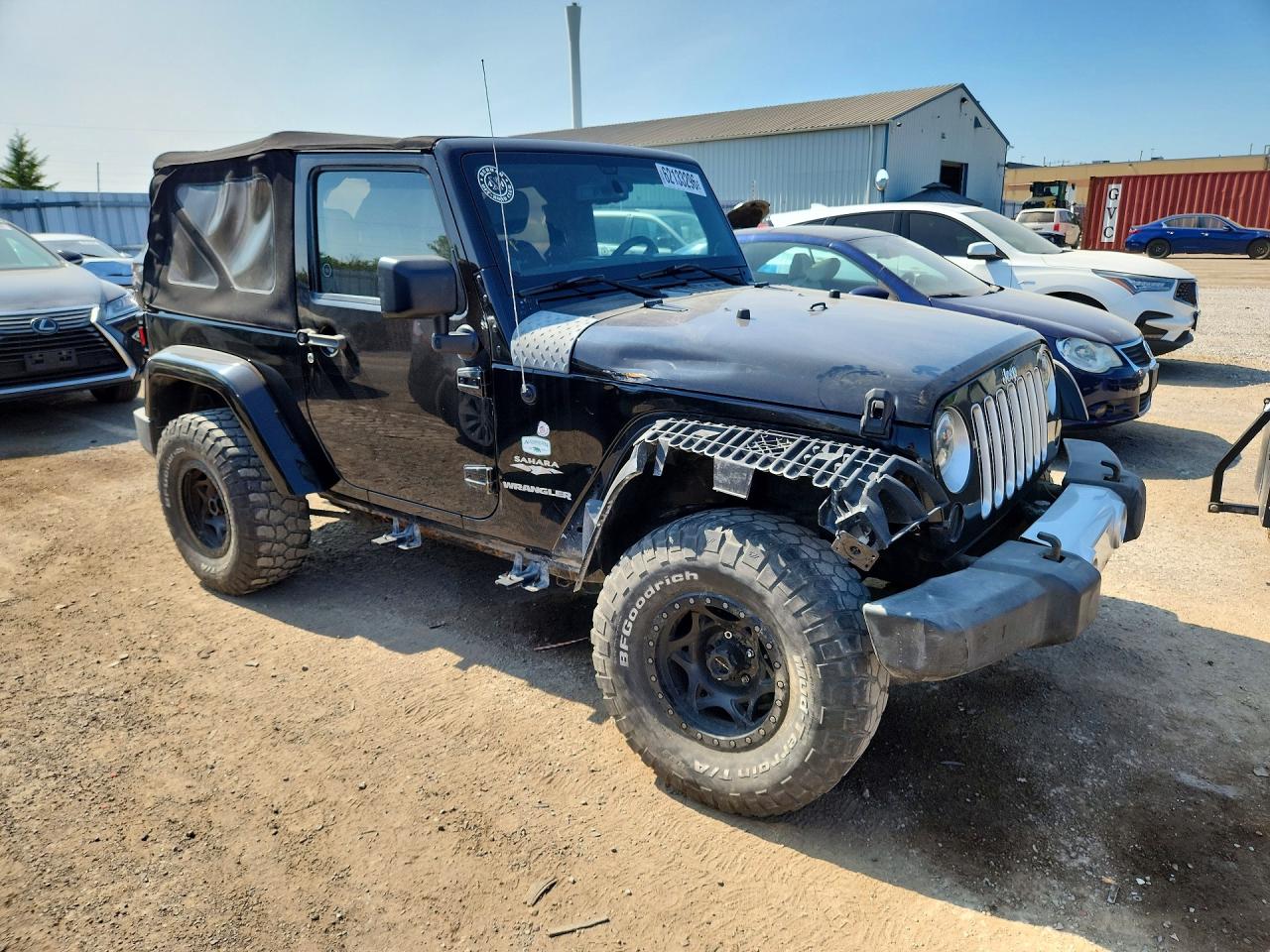 2014 Jeep Wrangler Sahara Black vin: 1C4AJWBG8EL226582