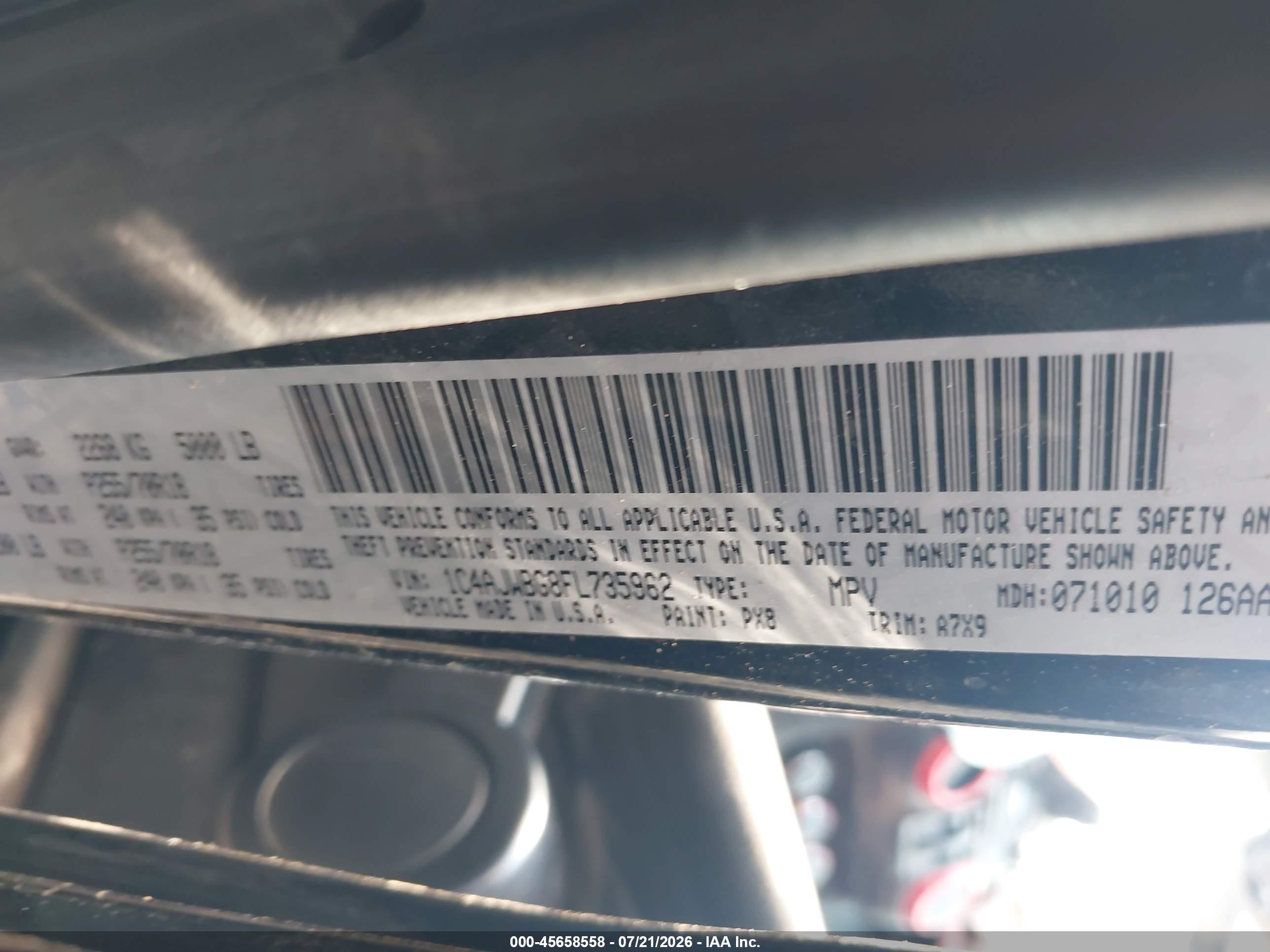 2015 Jeep Wrangler Sahara Черный vin: 1C4AJWBG8FL735962