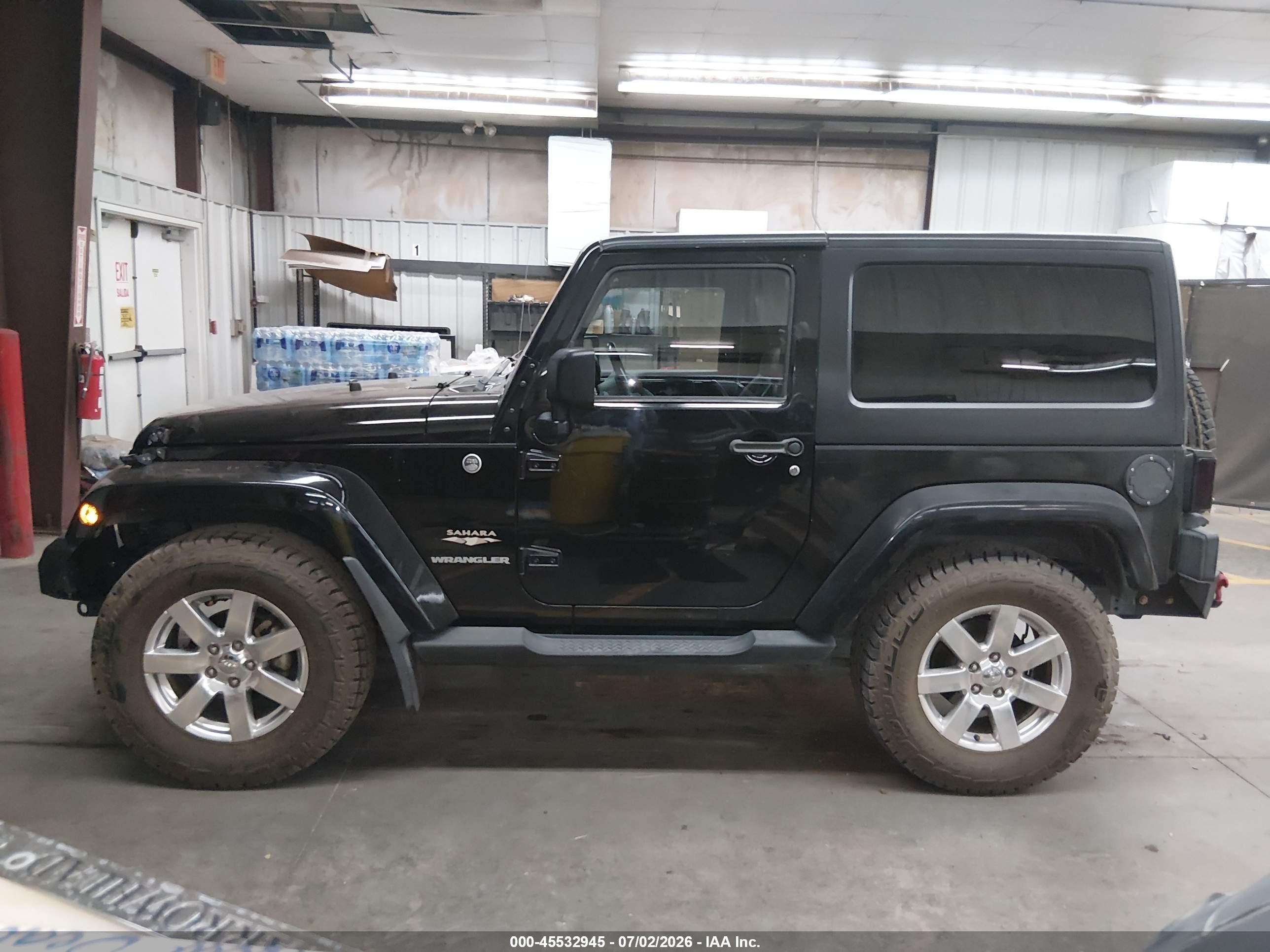 2012 Jeep Wrangler Sahara Black vin: 1C4AJWBG9CL149198