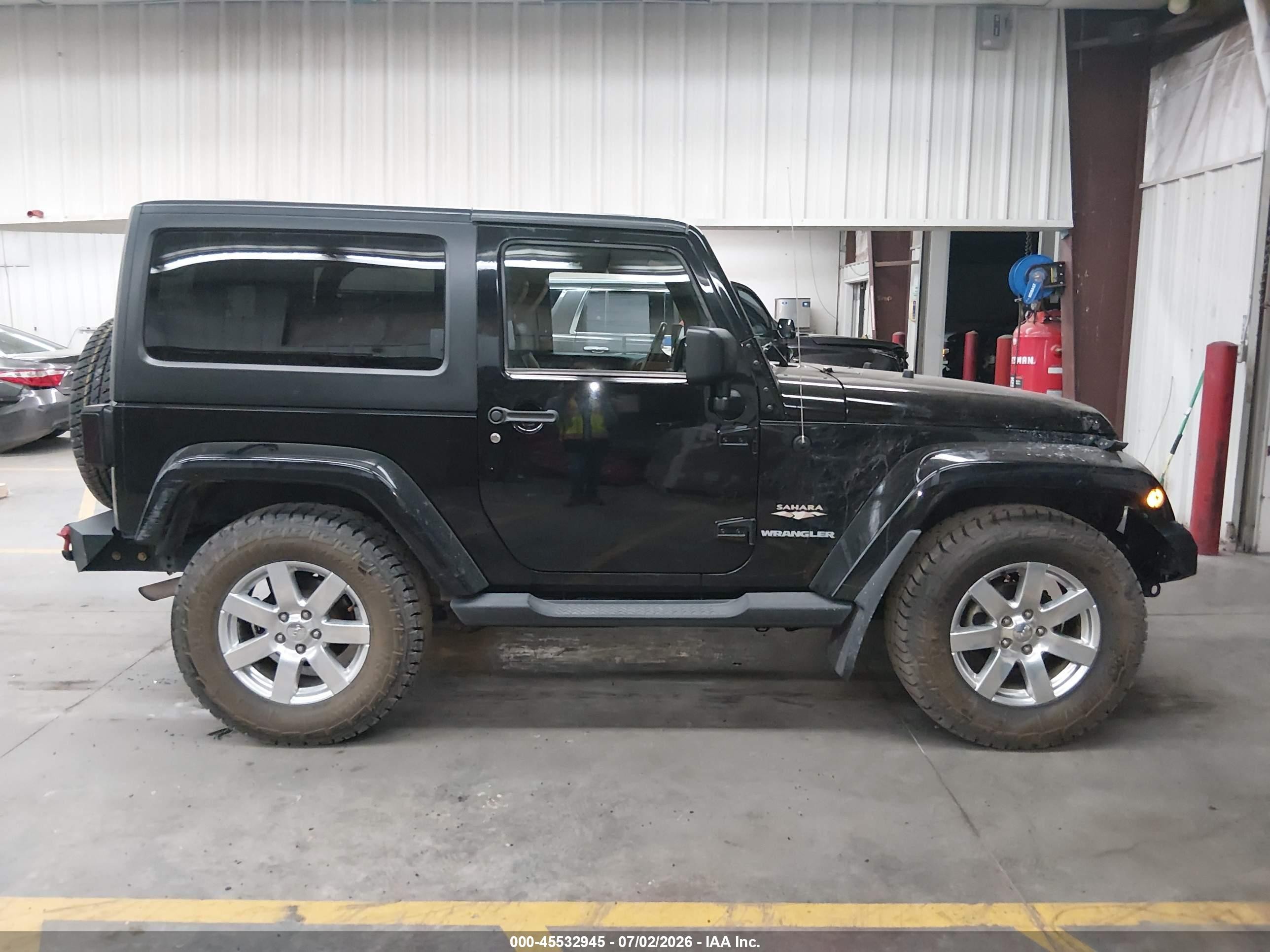 2012 Jeep Wrangler Sahara Black vin: 1C4AJWBG9CL149198