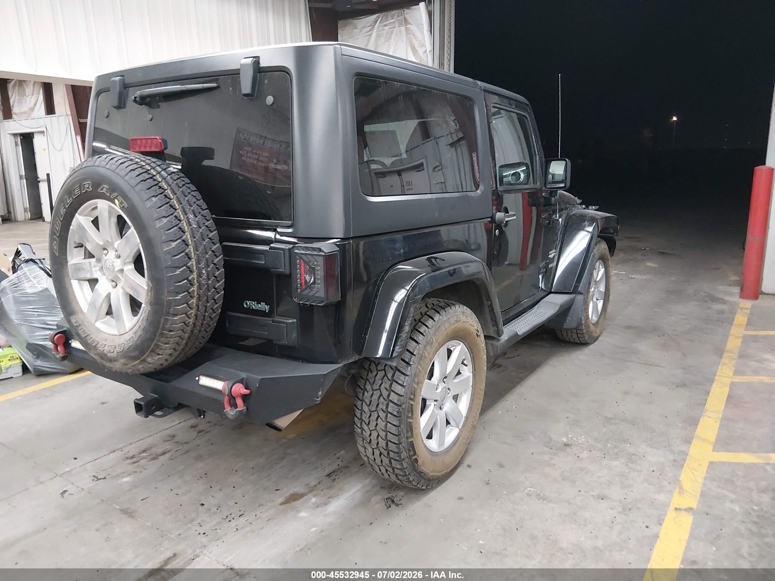 2012 Jeep Wrangler Sahara Black vin: 1C4AJWBG9CL149198