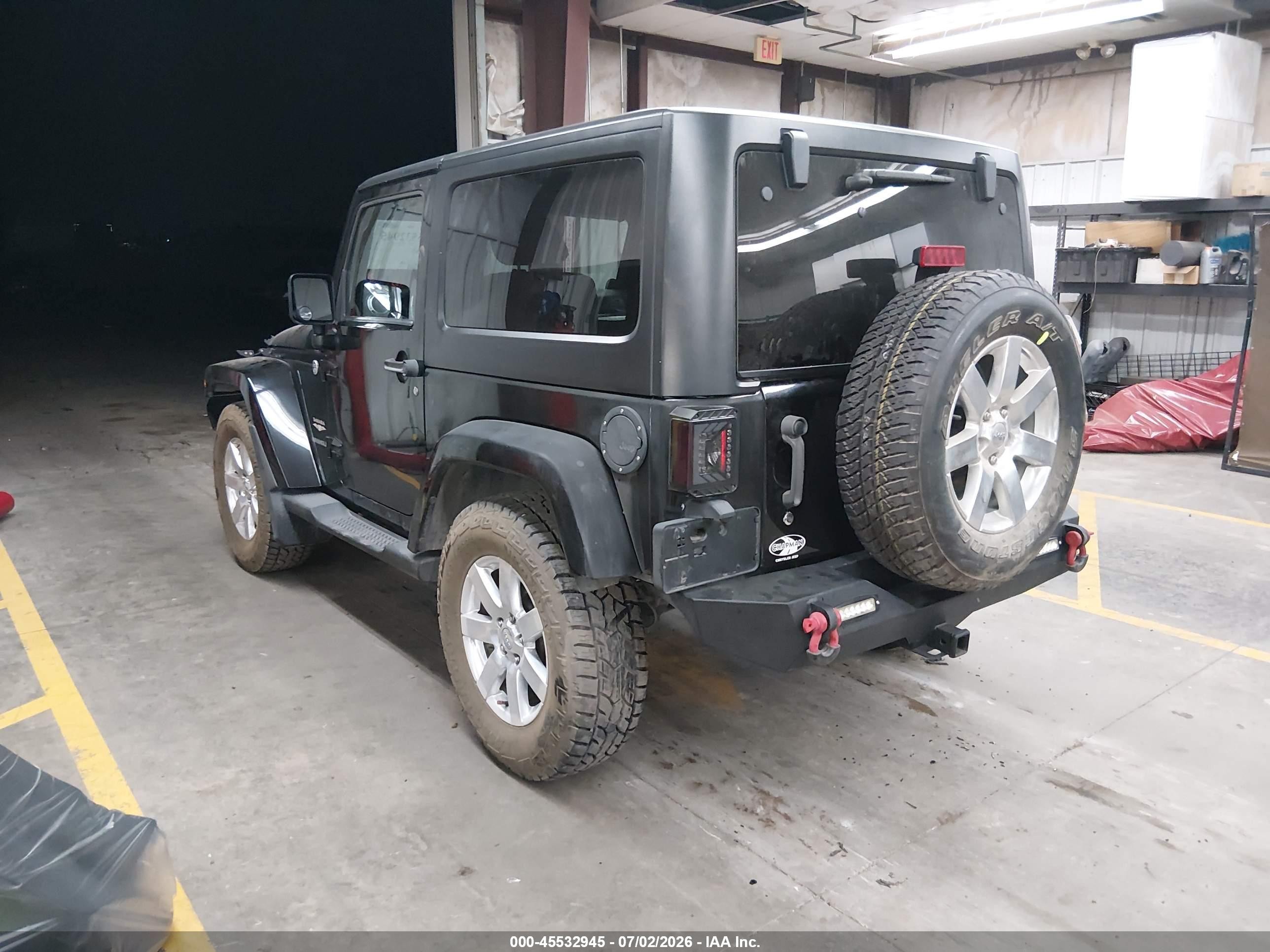 2012 Jeep Wrangler Sahara Black vin: 1C4AJWBG9CL149198