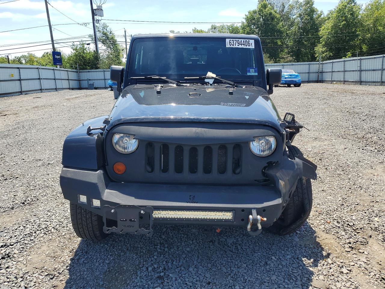 2012 Jeep Wrangler Sahara Black vin: 1C4AJWBG9CL153672